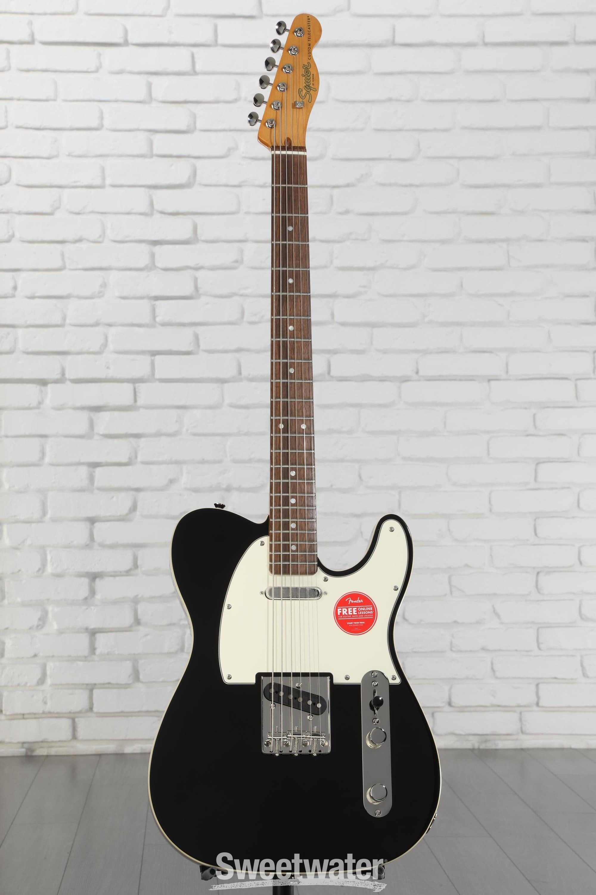 Squier Telecaster  custom メイプルネック　黒 SQ CV BAR CSTM TELE BLK – Motor City Guitar