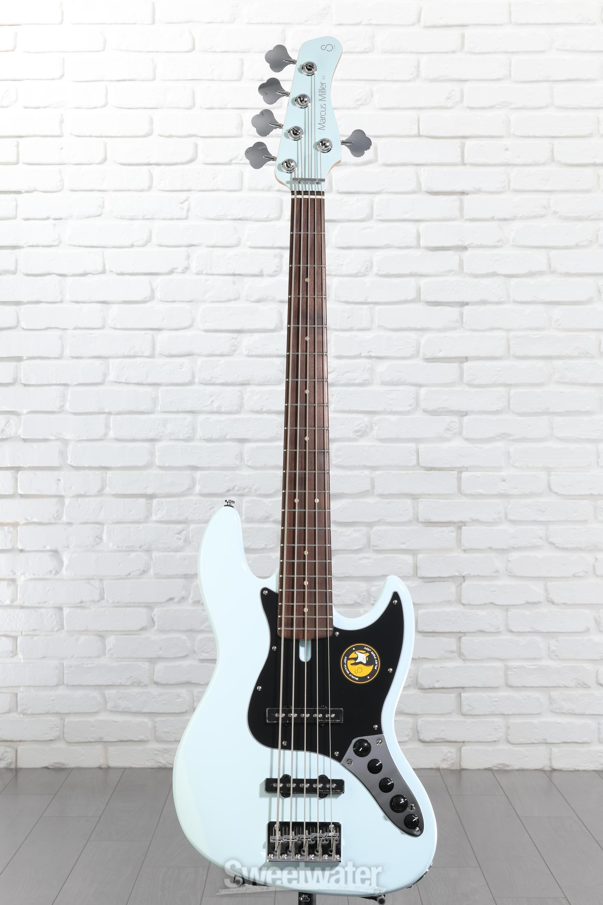 Sire V3 5弦 Sire Marcus Miller V3 5-string Bass Guitar - Sonic Blue | Sweetwater