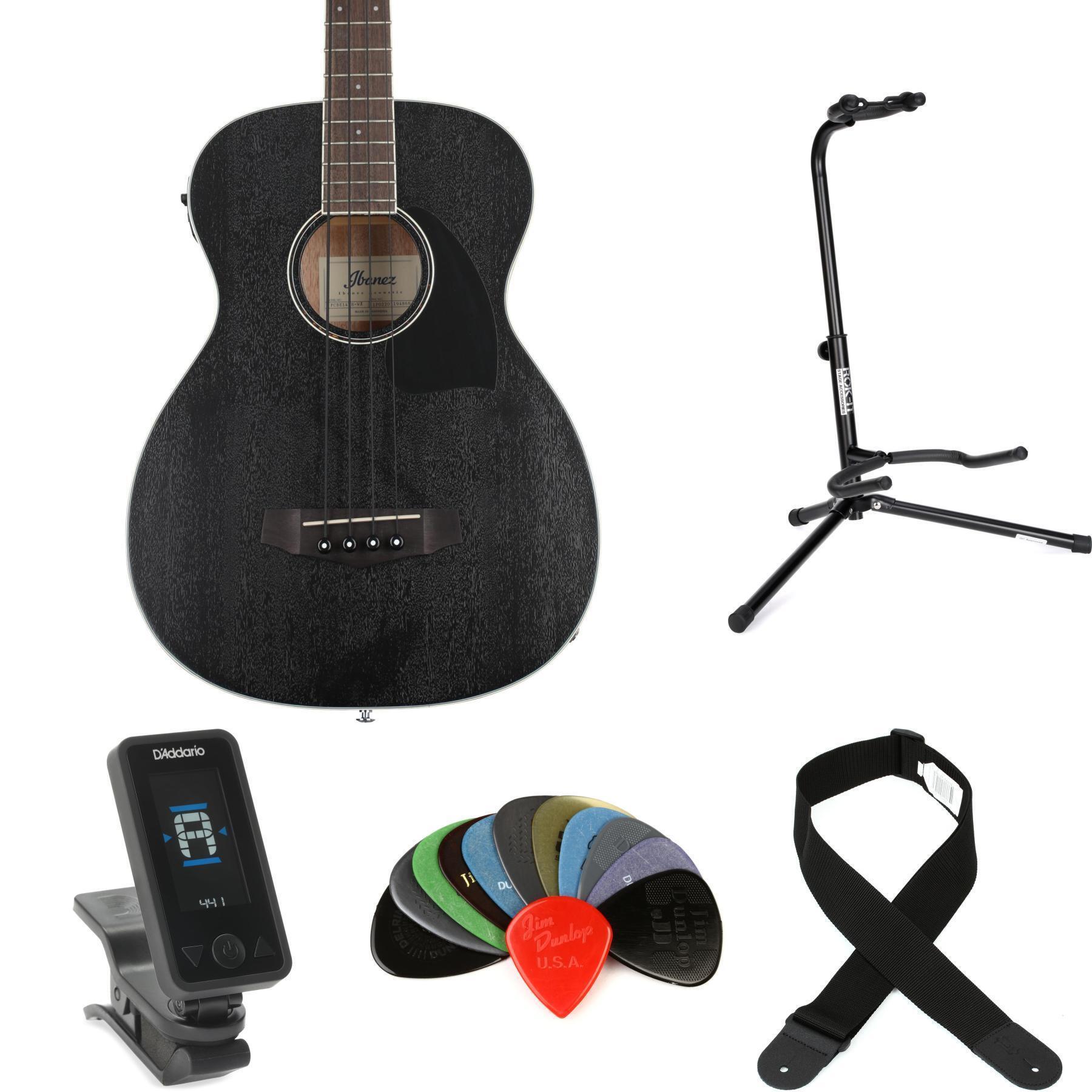 Ibanez PCBE14MH Acoustic-electric Bass - Weathered Black