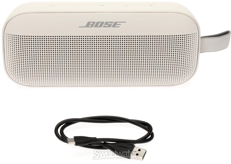 Bose SoundLink Flex Bluetooth Speaker - White Smoke | Sweetwater