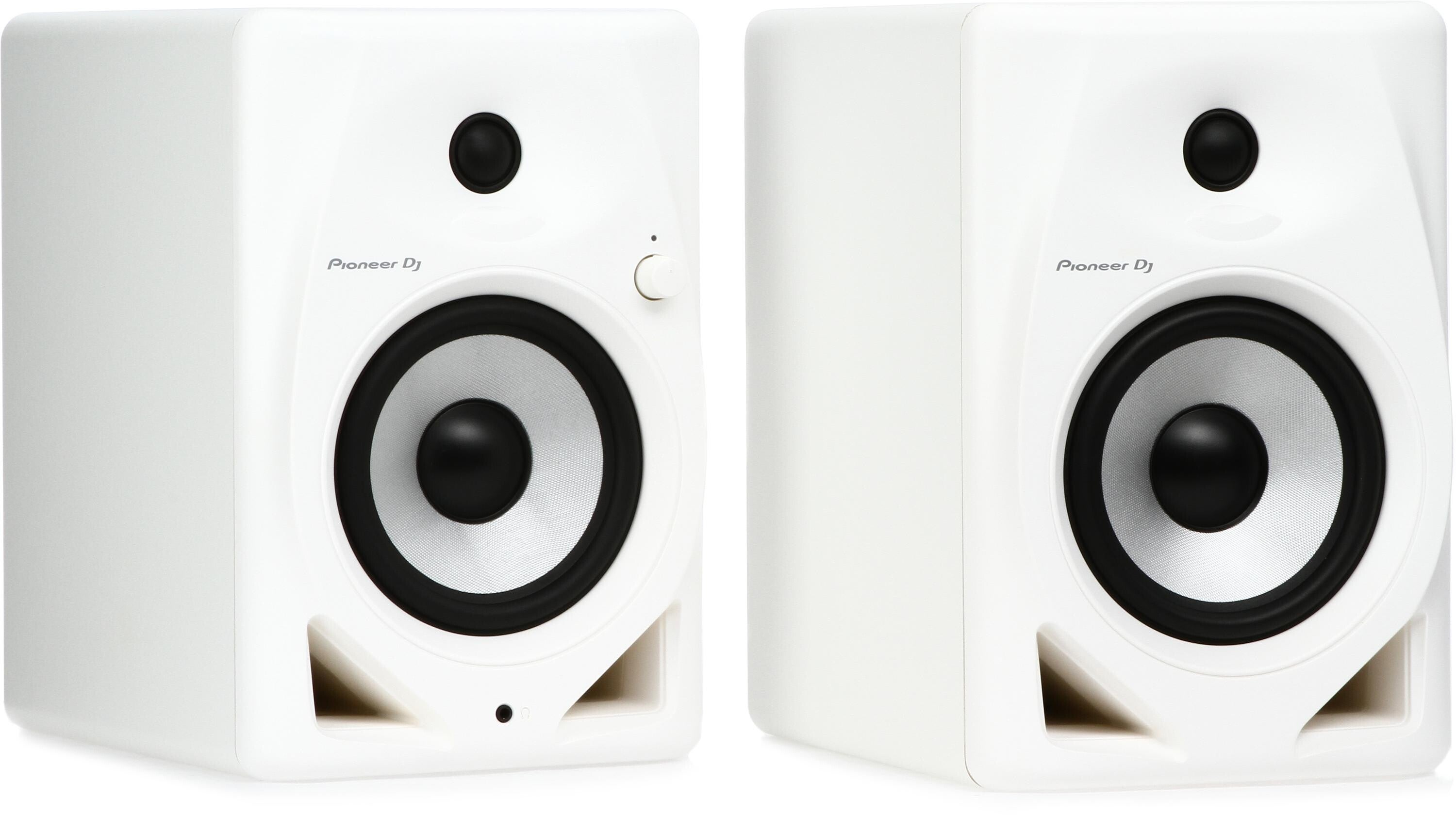 Pioneer DJ DM-50D 5-inch Active Monitor Speaker - White | Sweetwater
