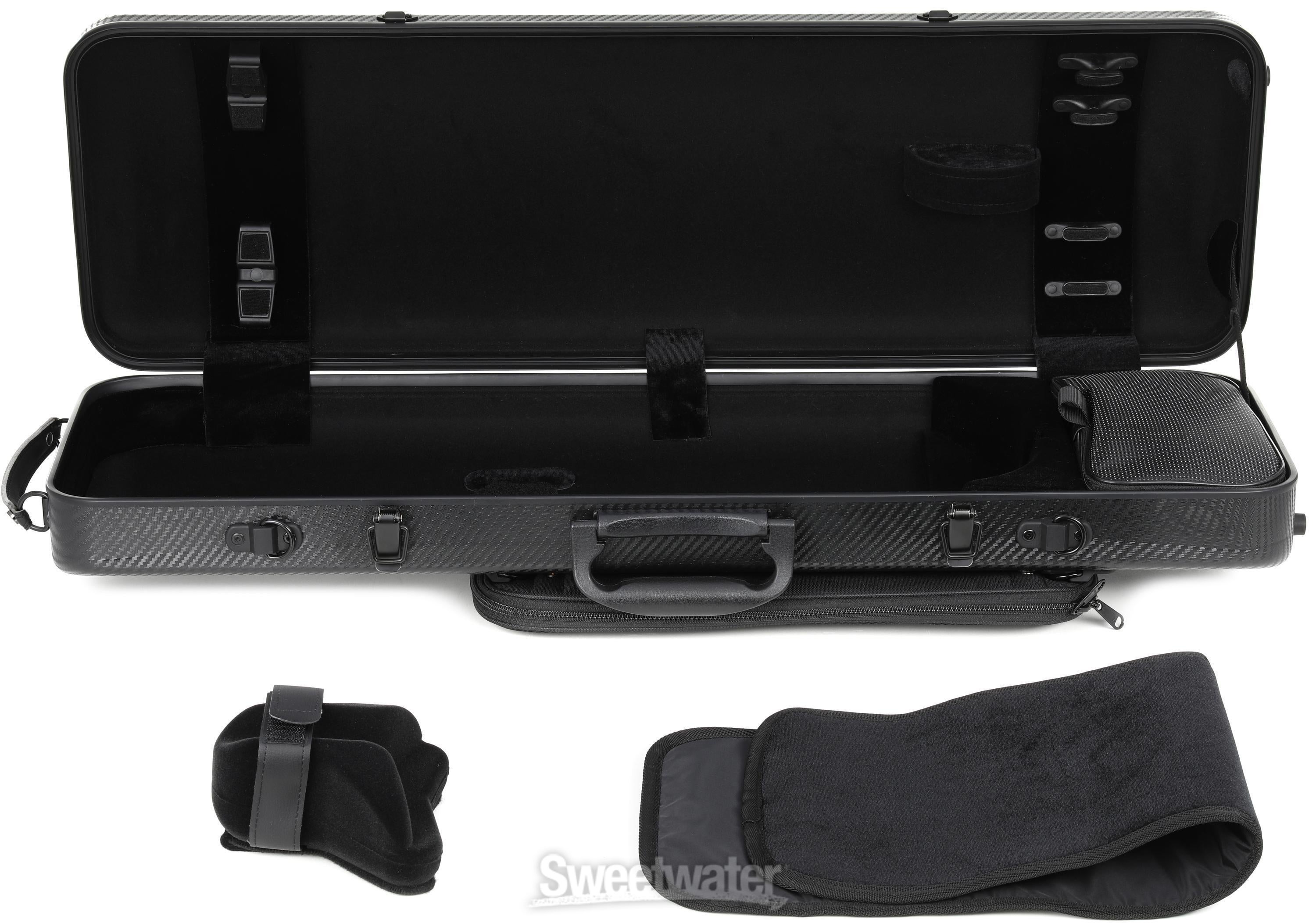 GEWA Pure Oblong Violin Case - Black, 4/4 Size | Sweetwater