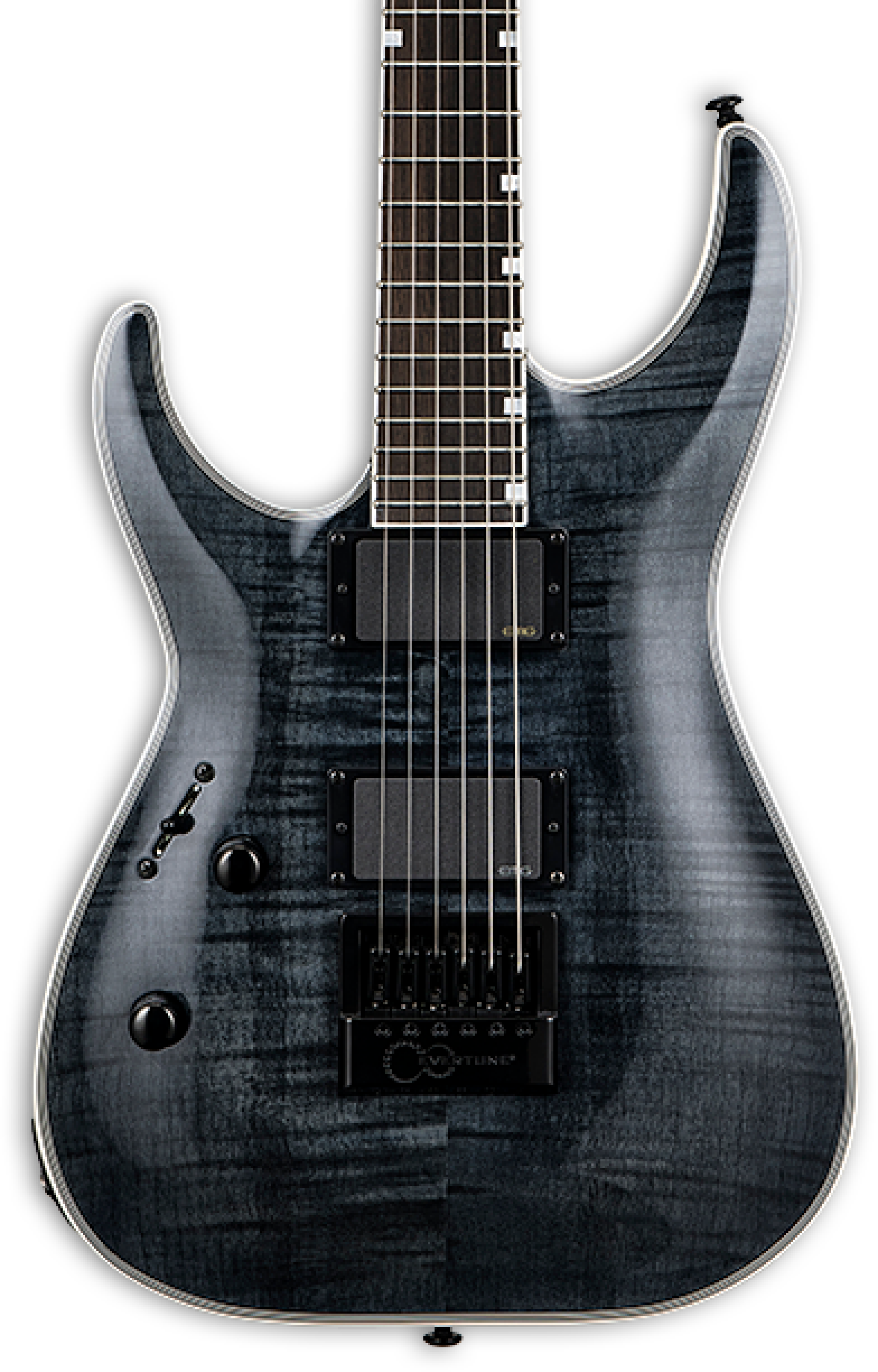 ESP LTD MH 1000 Evertune Left handed See Thru Black