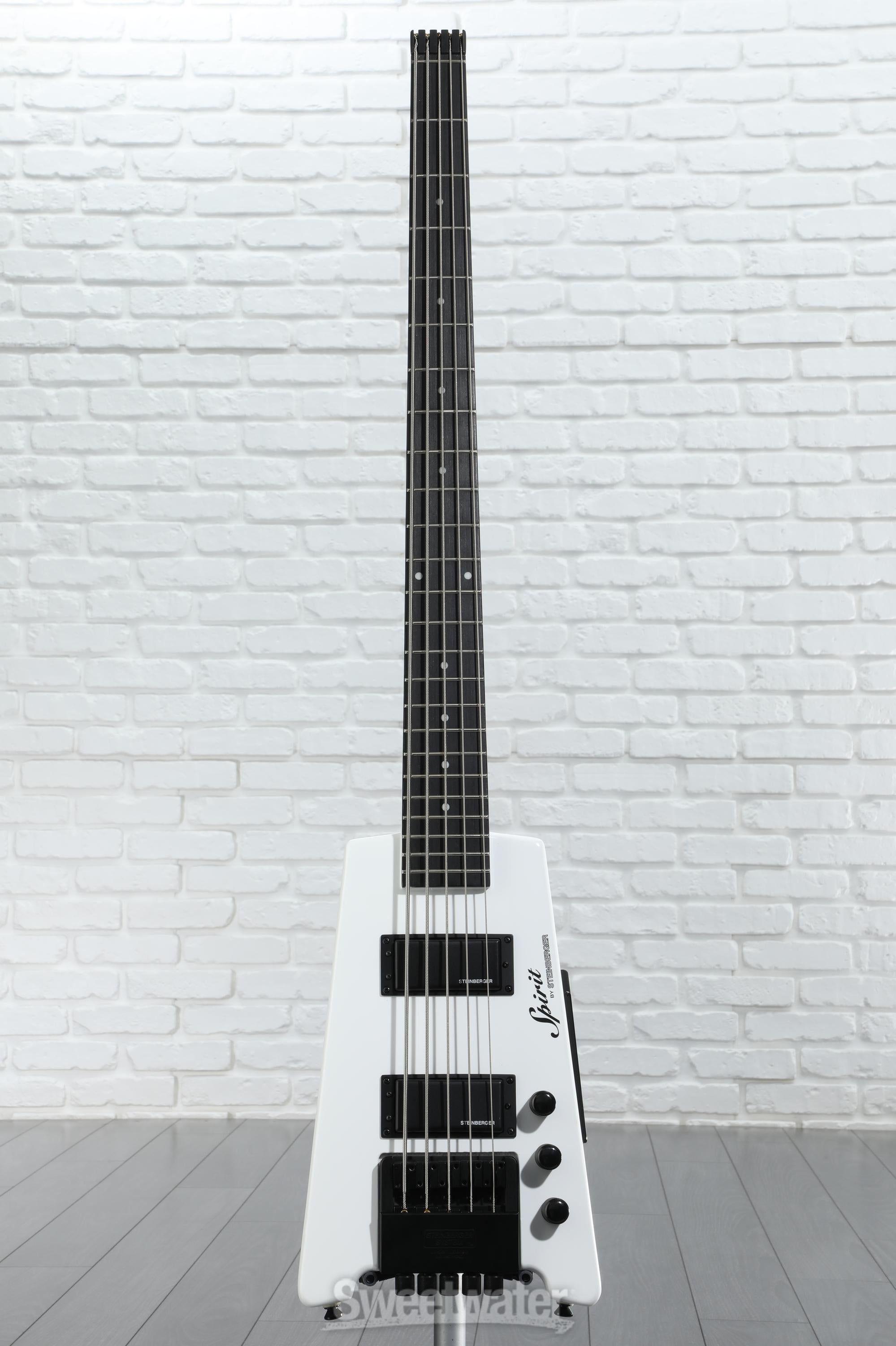 Steinberger Spirit XT-25 5-string Bass Guitar - White