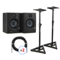 Photo of PreSonus Eris 4.5BT 4.5-inch Powered Bluetooth Studio Monitors with Stands and Cables