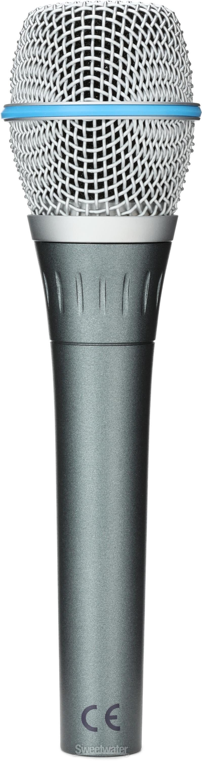 Shure Beta 87C コンデンサーマイク&ケーブル付き　野口 Amazon.com: Shure BETA 87C Studio Grade Vocal Microphone
