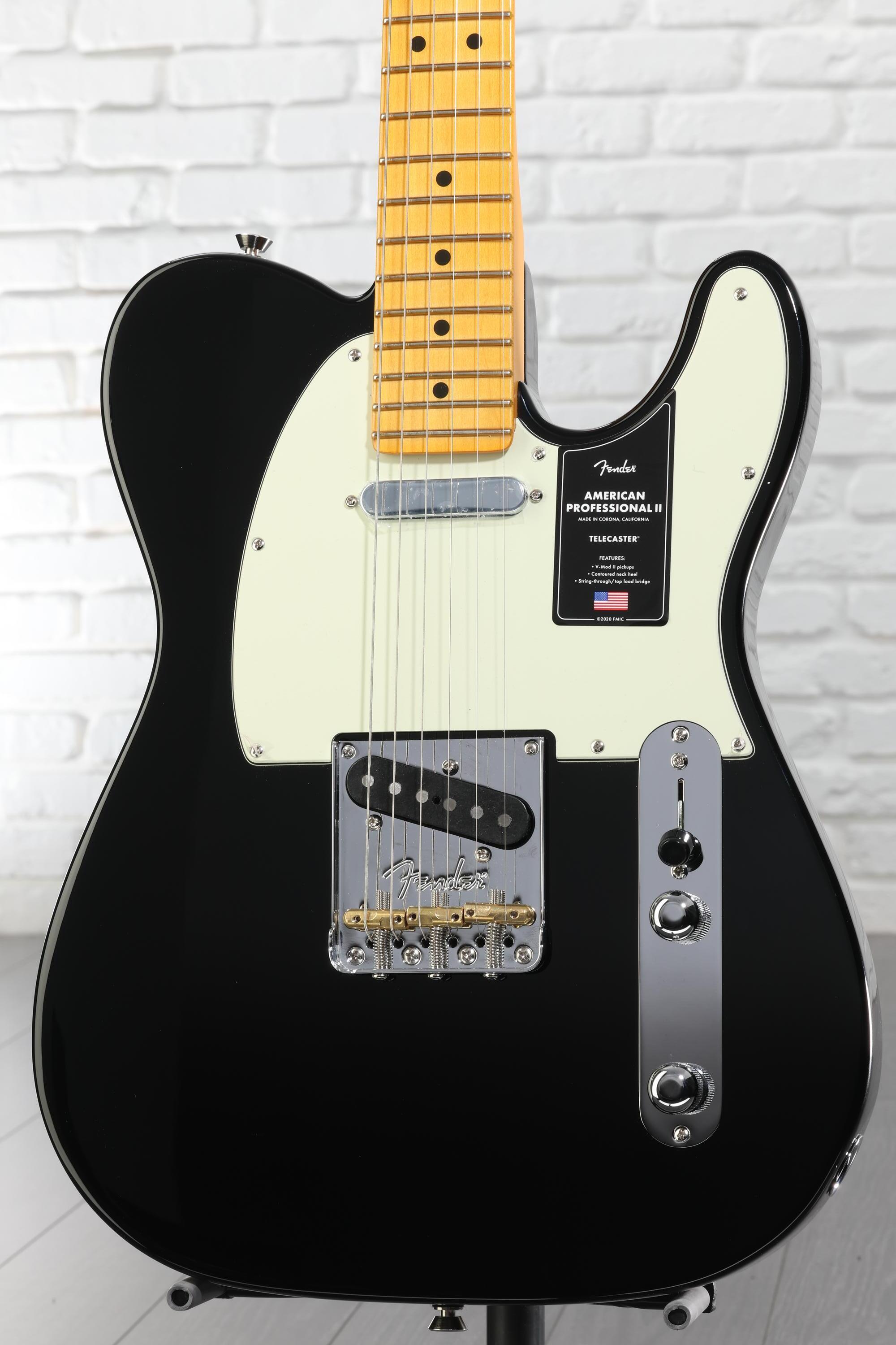 Fender American Professional II Telecaster - Black with Maple