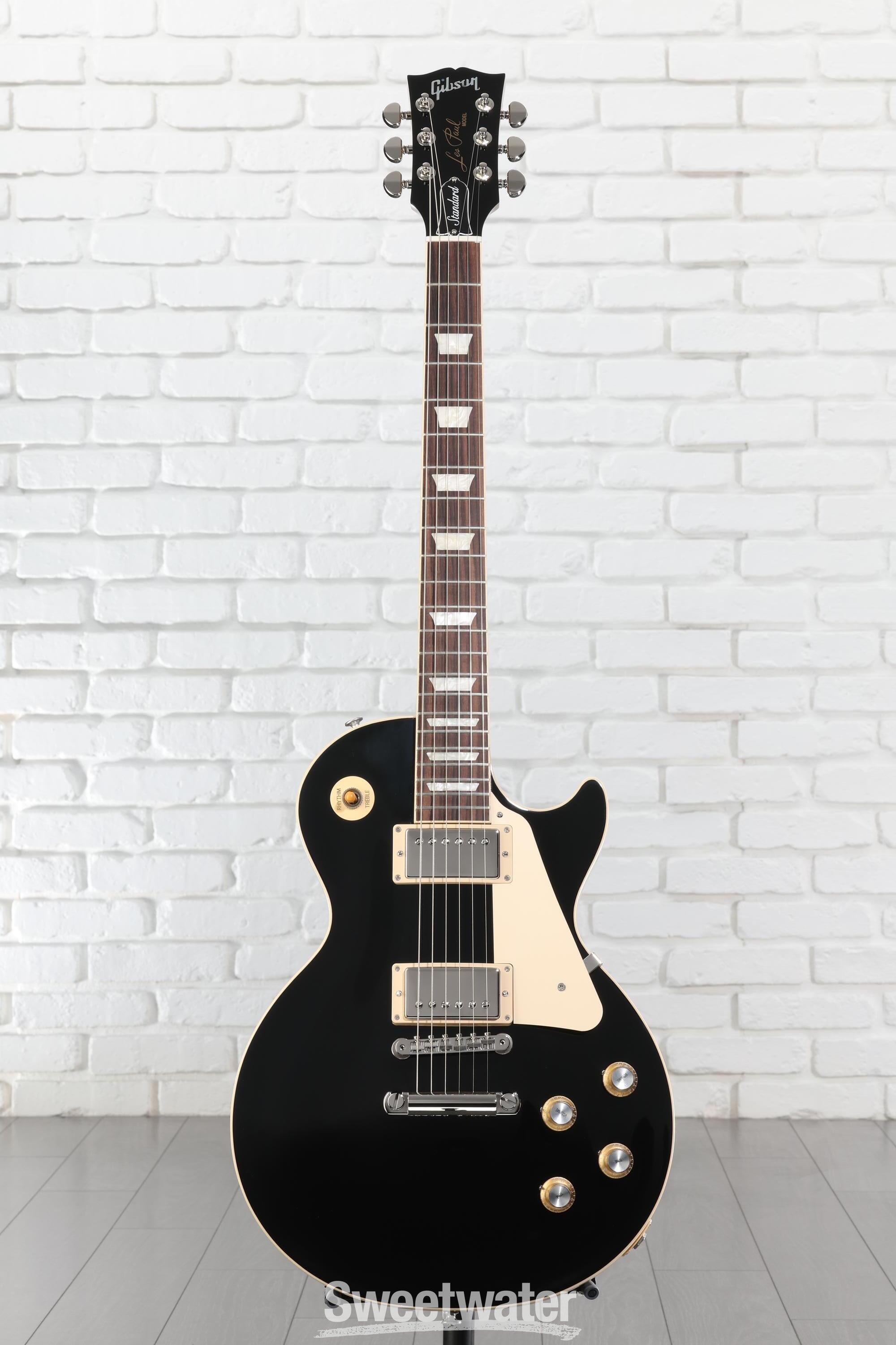 Gibson Les Paul Standard '60s Plain Top Electric Guitar - Ebony