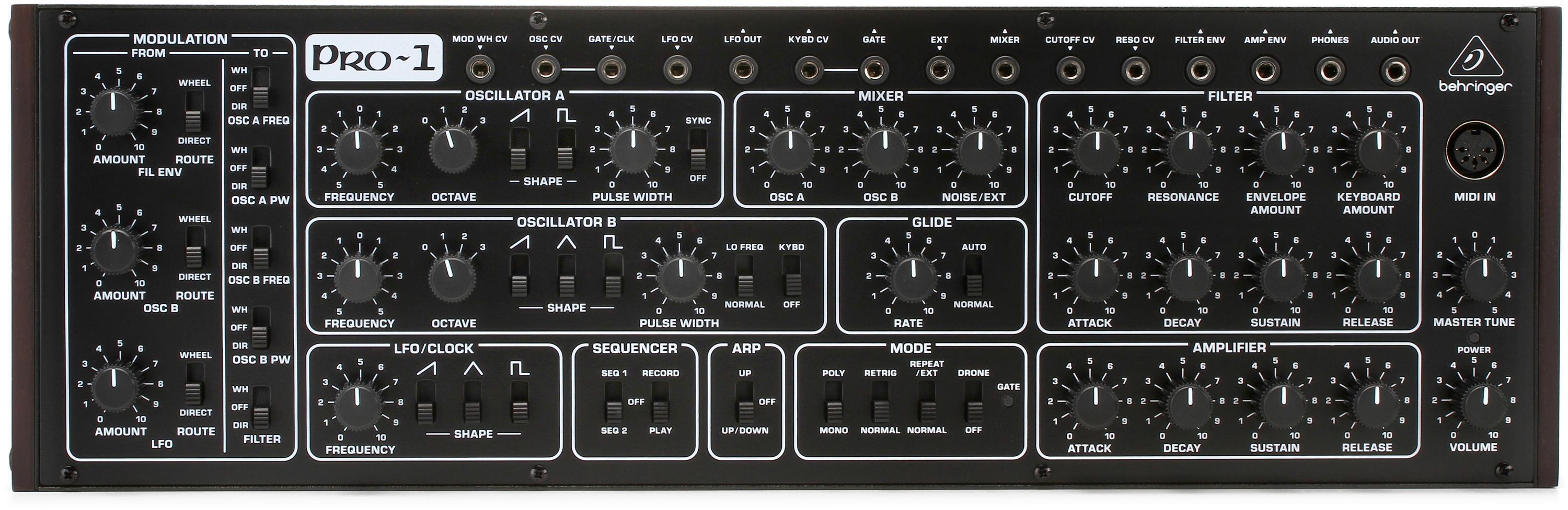 Behringer PRO-1 Tabletop Synthesizer | Sweetwater