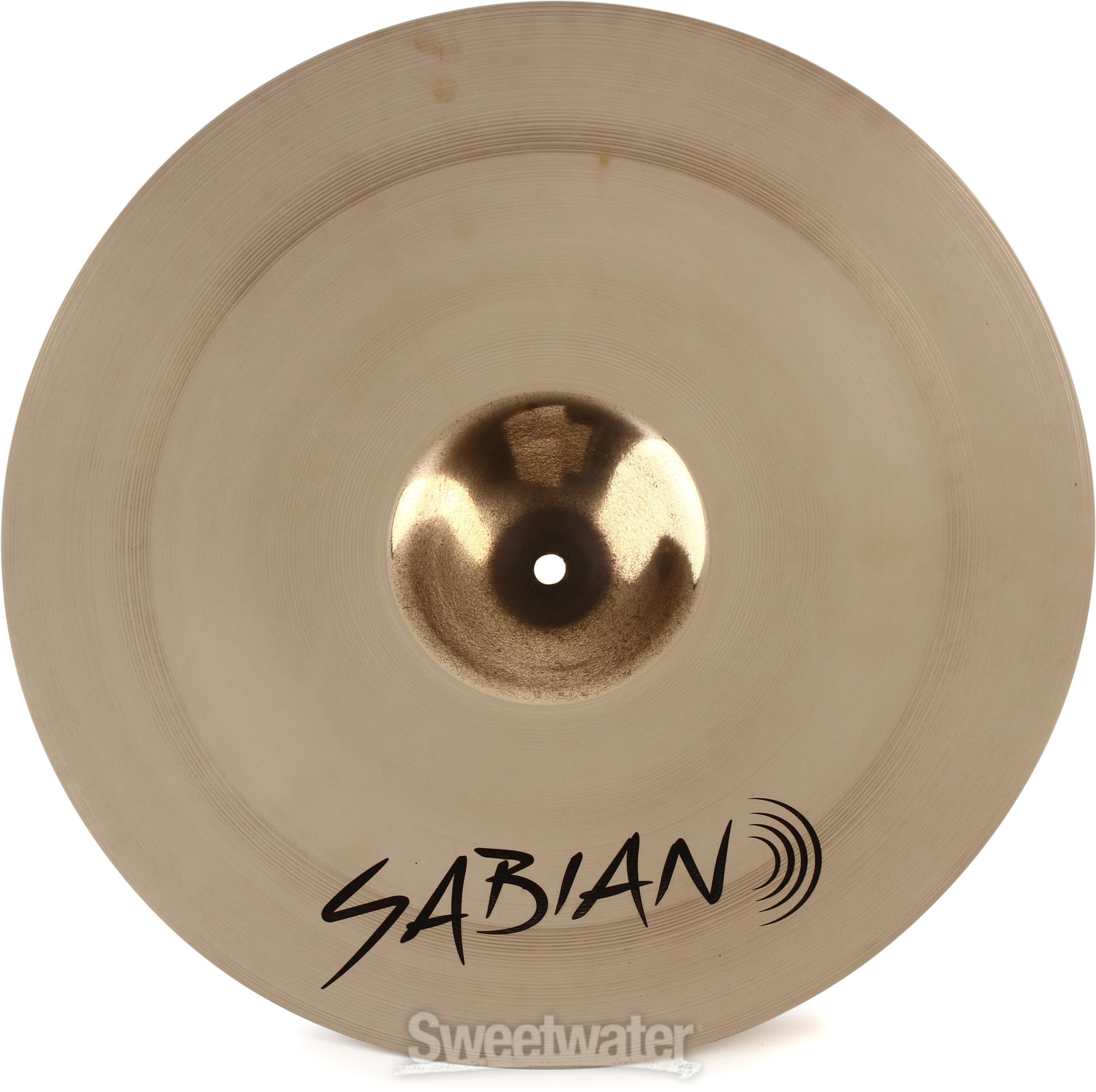 Sabian 18 inch AAX X-Plosion Fast Crash Cymbal - Brilliant Finish