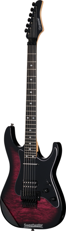 Araprell MAGNA seriesグラデーションブラック Kramer Volante Quilt HSFR Electric Guitar - Magenta Burst