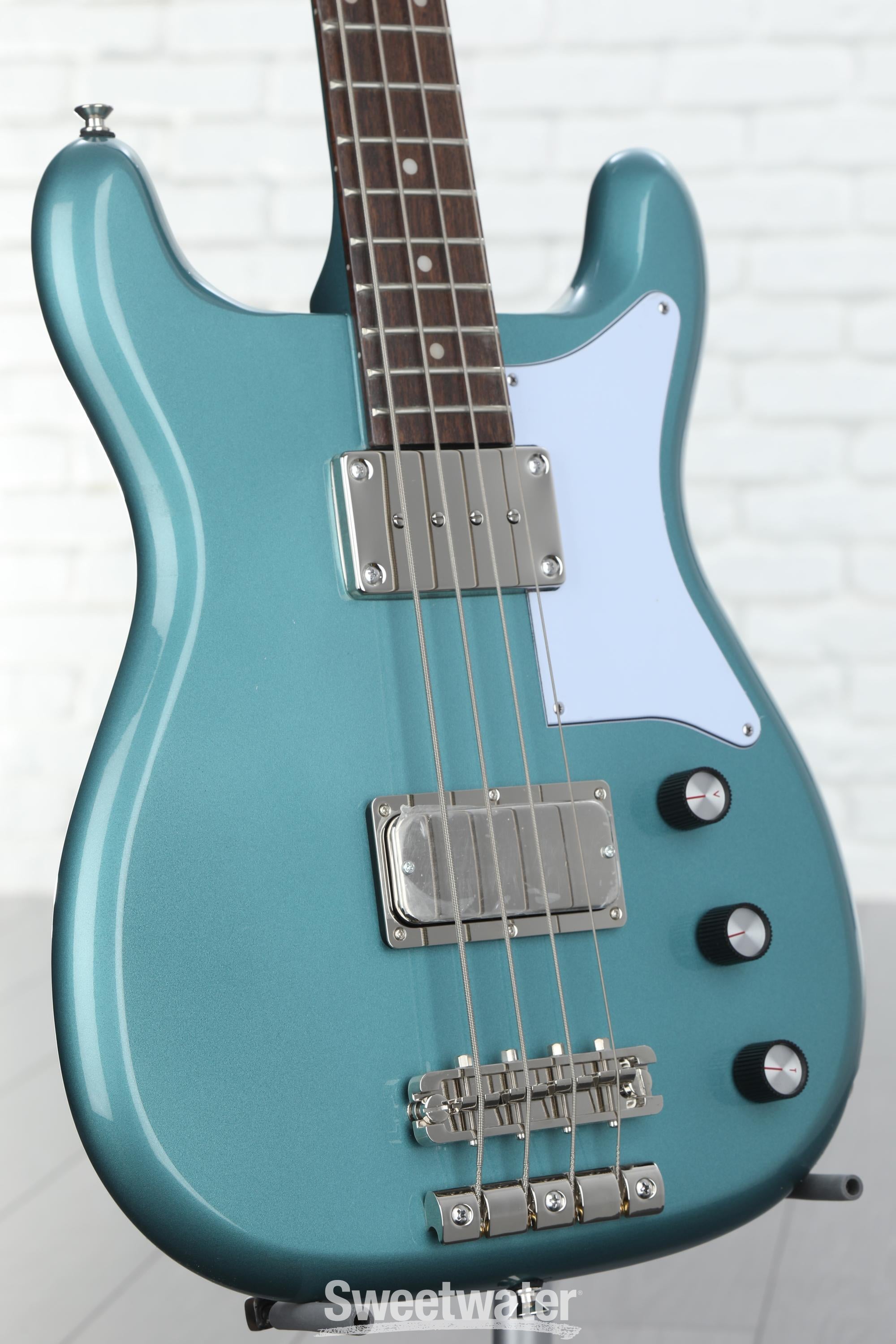 Epiphone Newport Electric Bass Guitar - Pacific Blue | Sweetwater