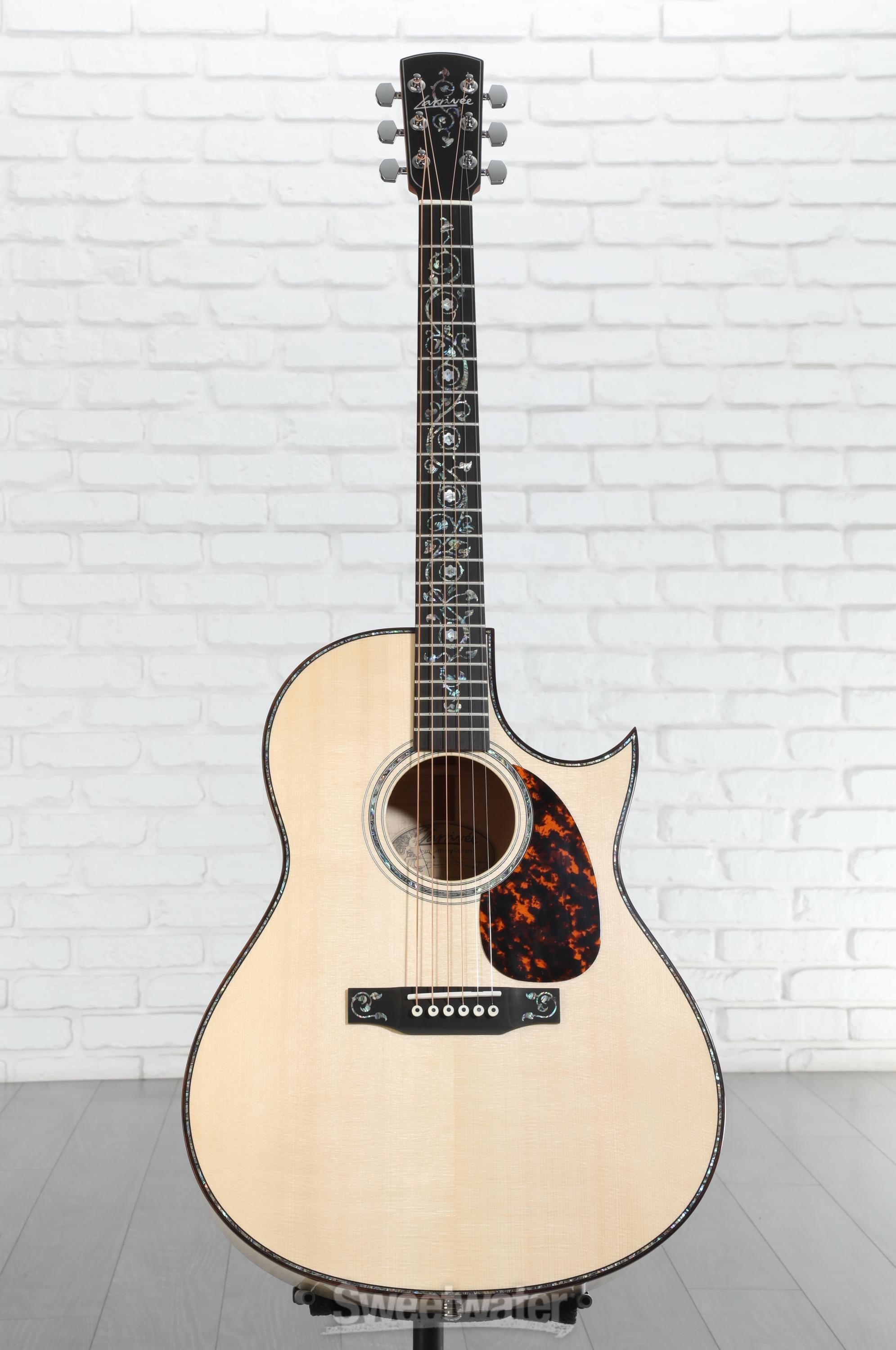 Larrivee C-10 Romanian Flamed Maple Acoustic Guitar - Natural