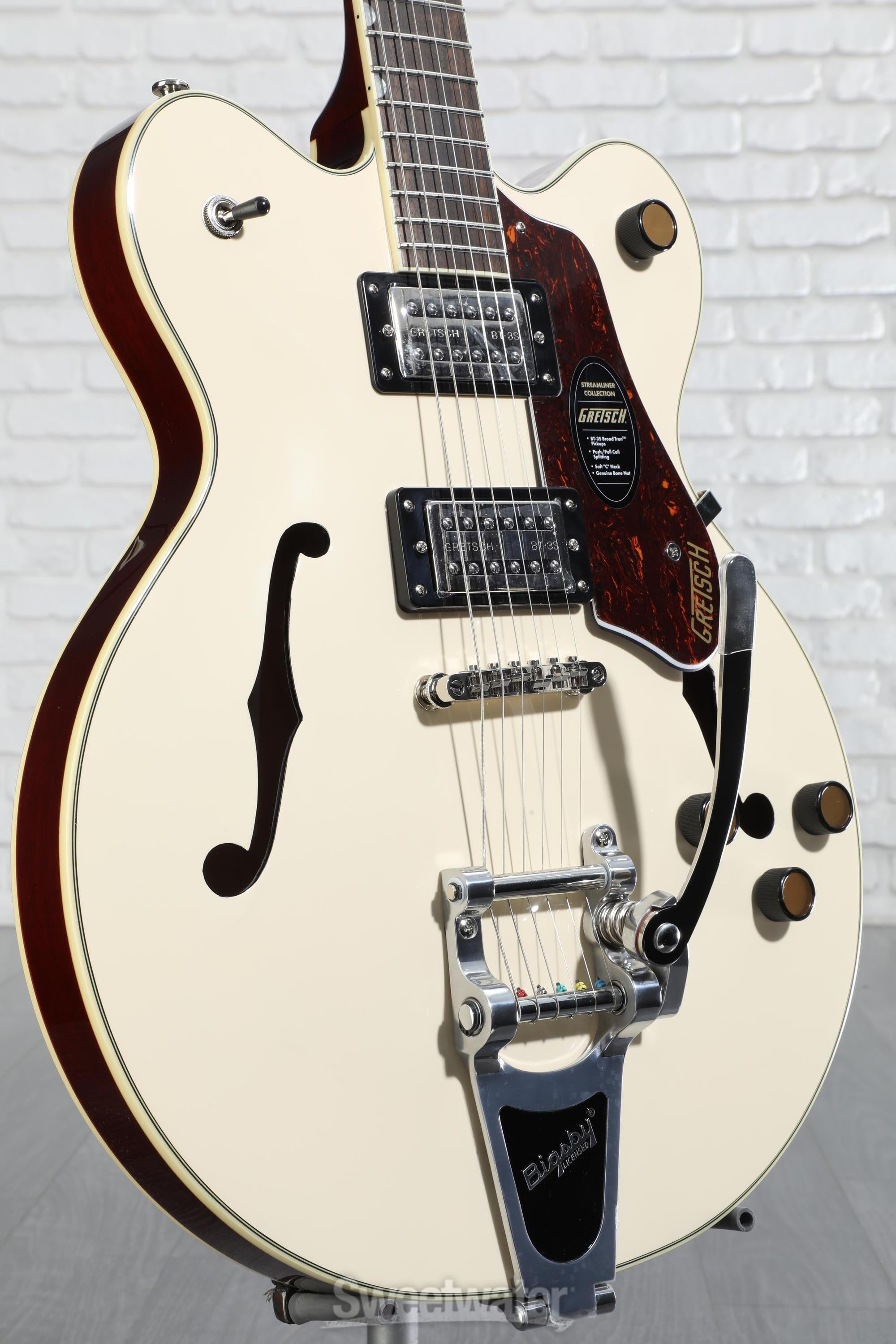 Gretsch G2622T Streamliner Center Block Double-Cut Electric Guitar -  Vintage White