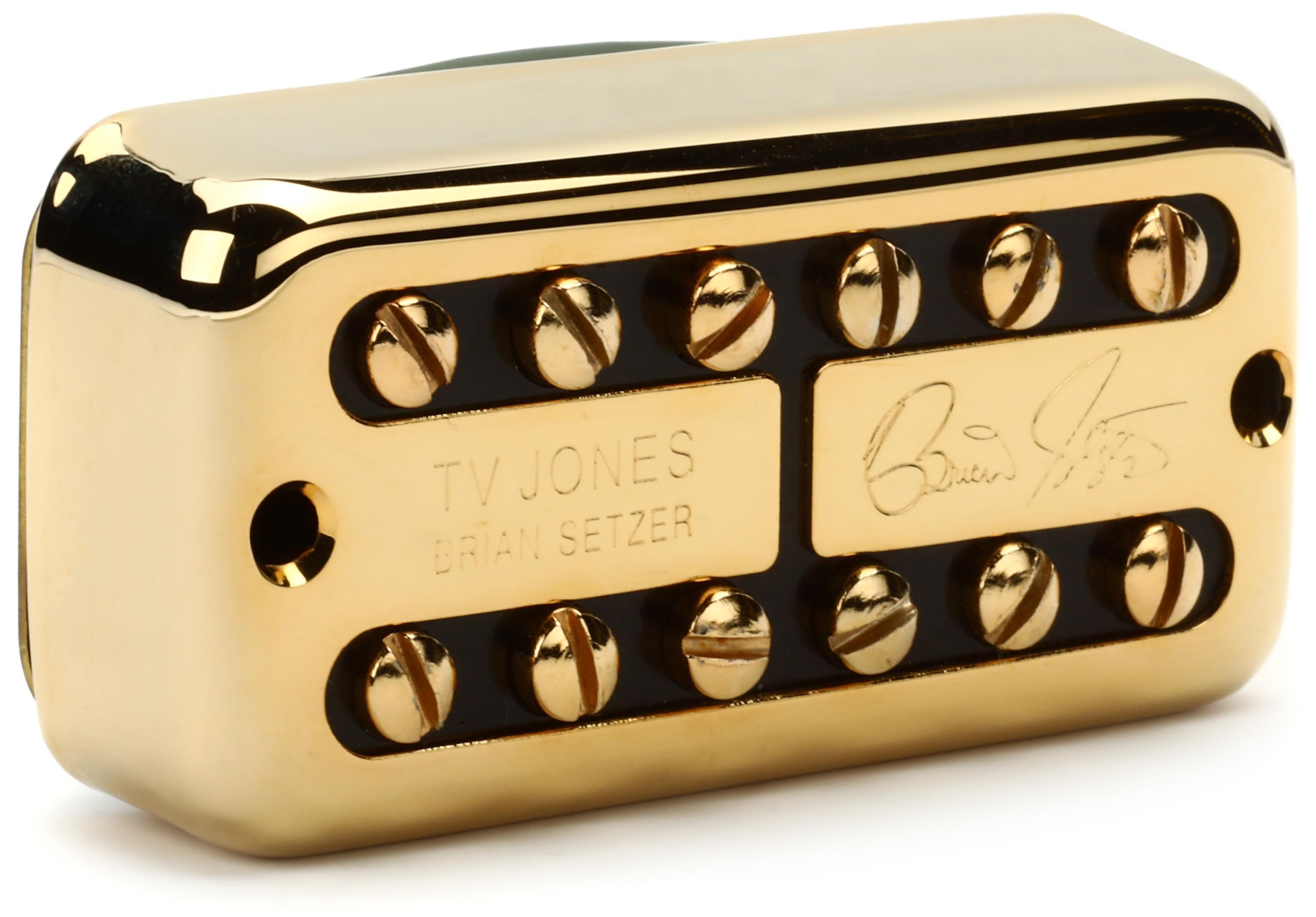 TV Jones Brian Setzer Neck Signature Humbucker Pickup - Gold