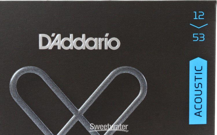 D'Addario EJ11 80/20 Bronze Acoustic Guitar Strings - .012-.053 Light