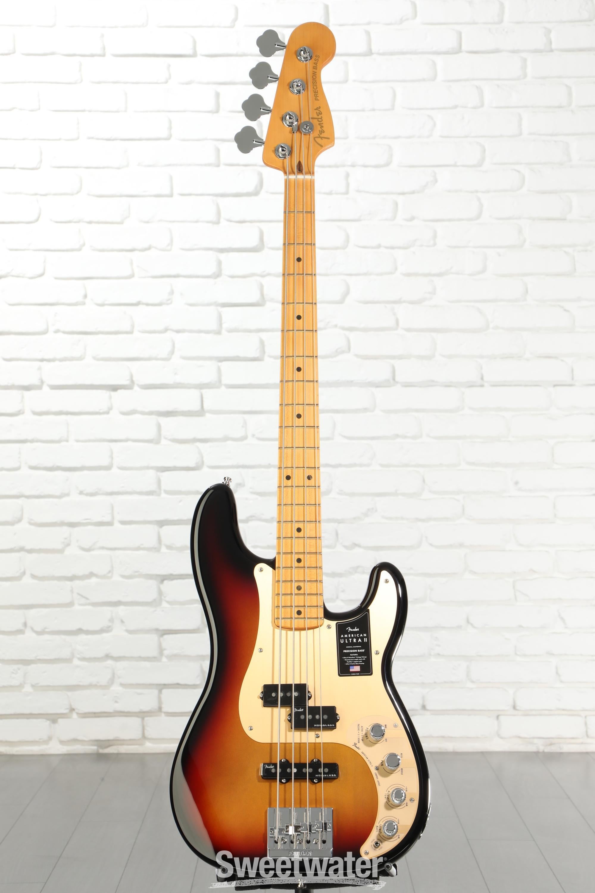 Fender American Ultra II Precision Bass - Ultraburst | Sweetwater