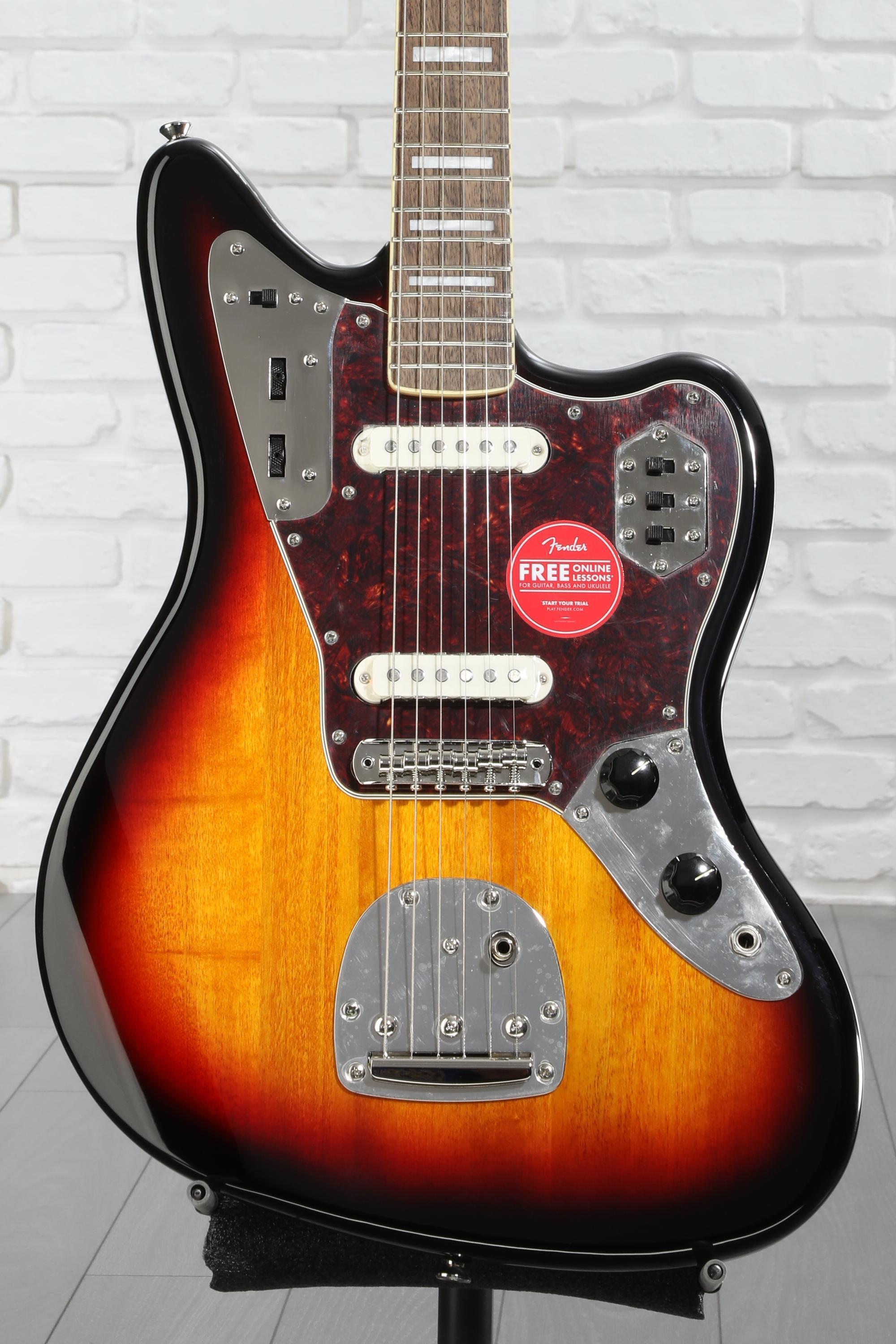 Squier Classic Vibe '70s Jaguar - 3-Tone Sunburst | Sweetwater