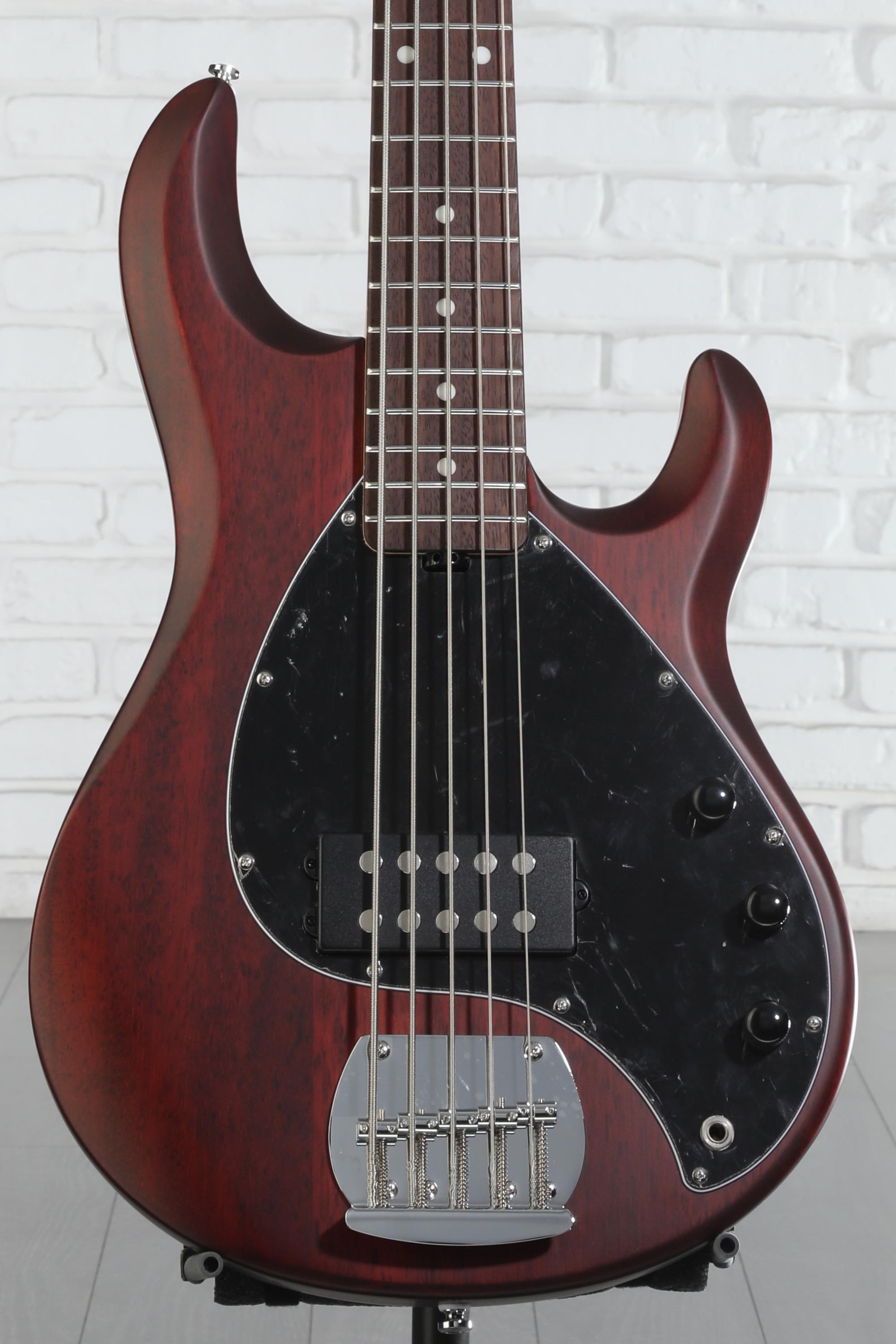 Sterling By Music Man StingRay RAY5 Bass Guitar - Walnut Satin