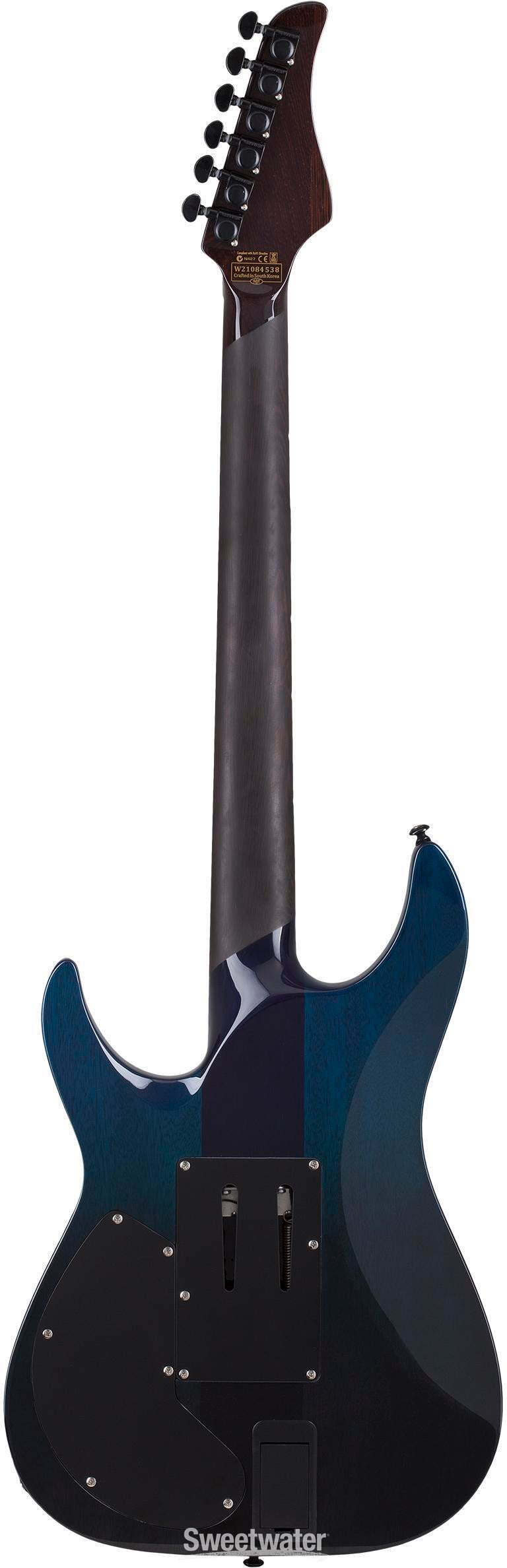 Schecter Reaper-6 FR S Elite Electric Guitar - Deep Ocean Blue | Sweetwater