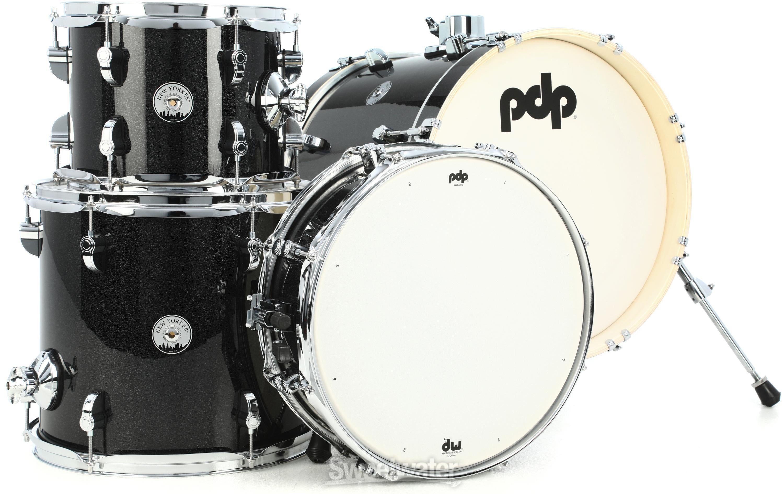 PDP New Yorker 4-piece Shell Pack - Black Onyx Sparkle