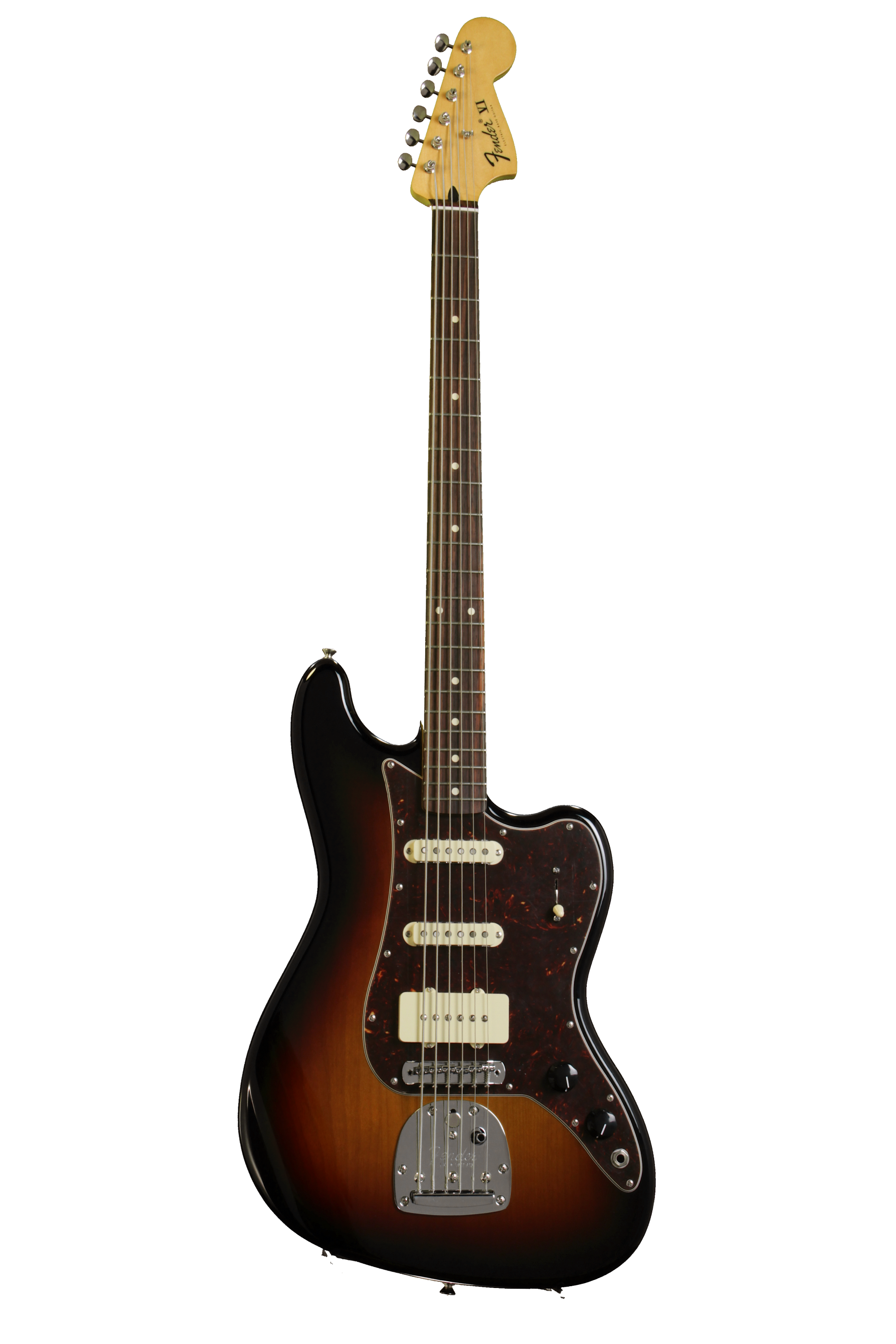 Fender Pawn Shop Bass VI Rosewood - 3-color Sunburst | Sweetwater