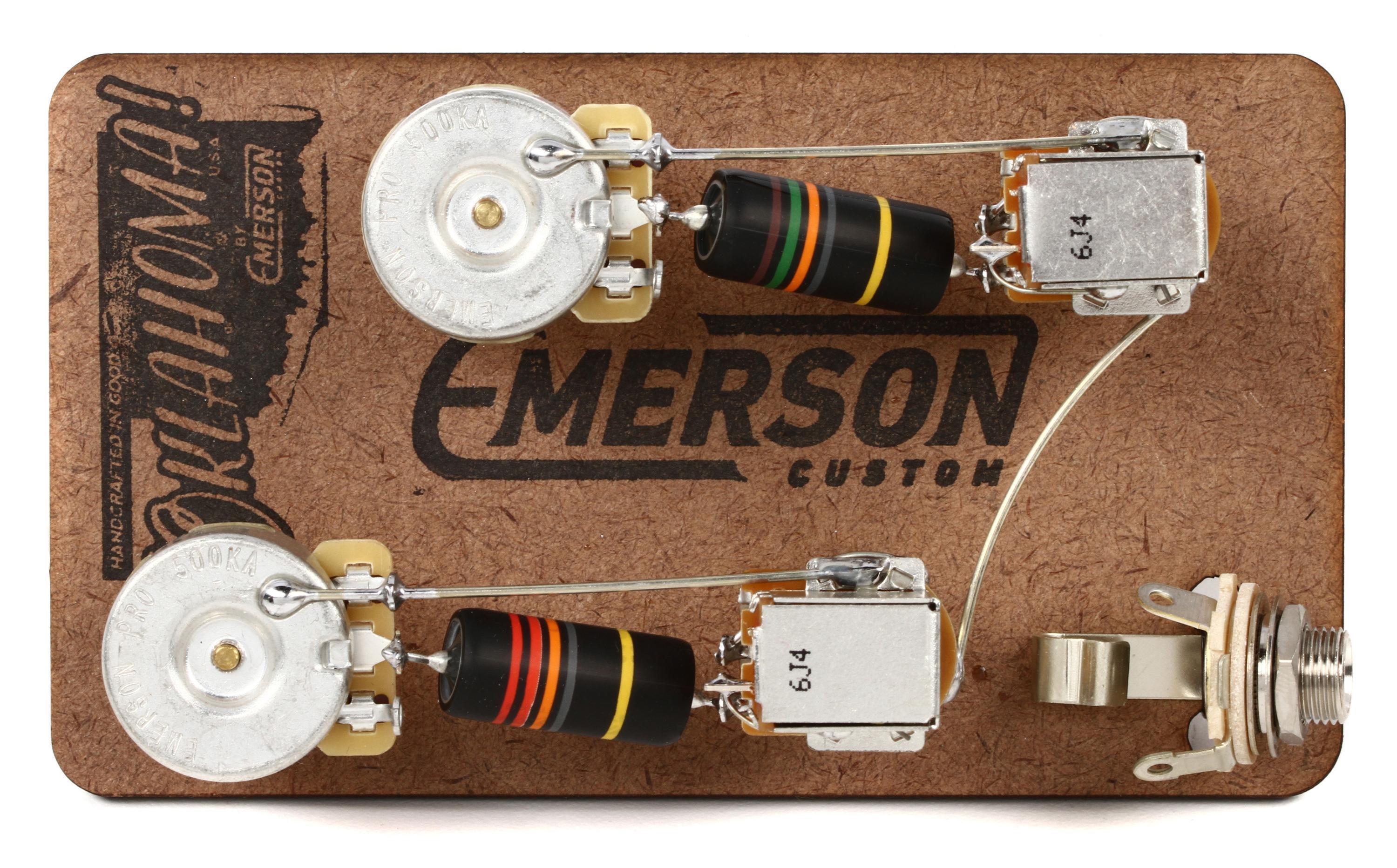 Emerson guitar deals wiring