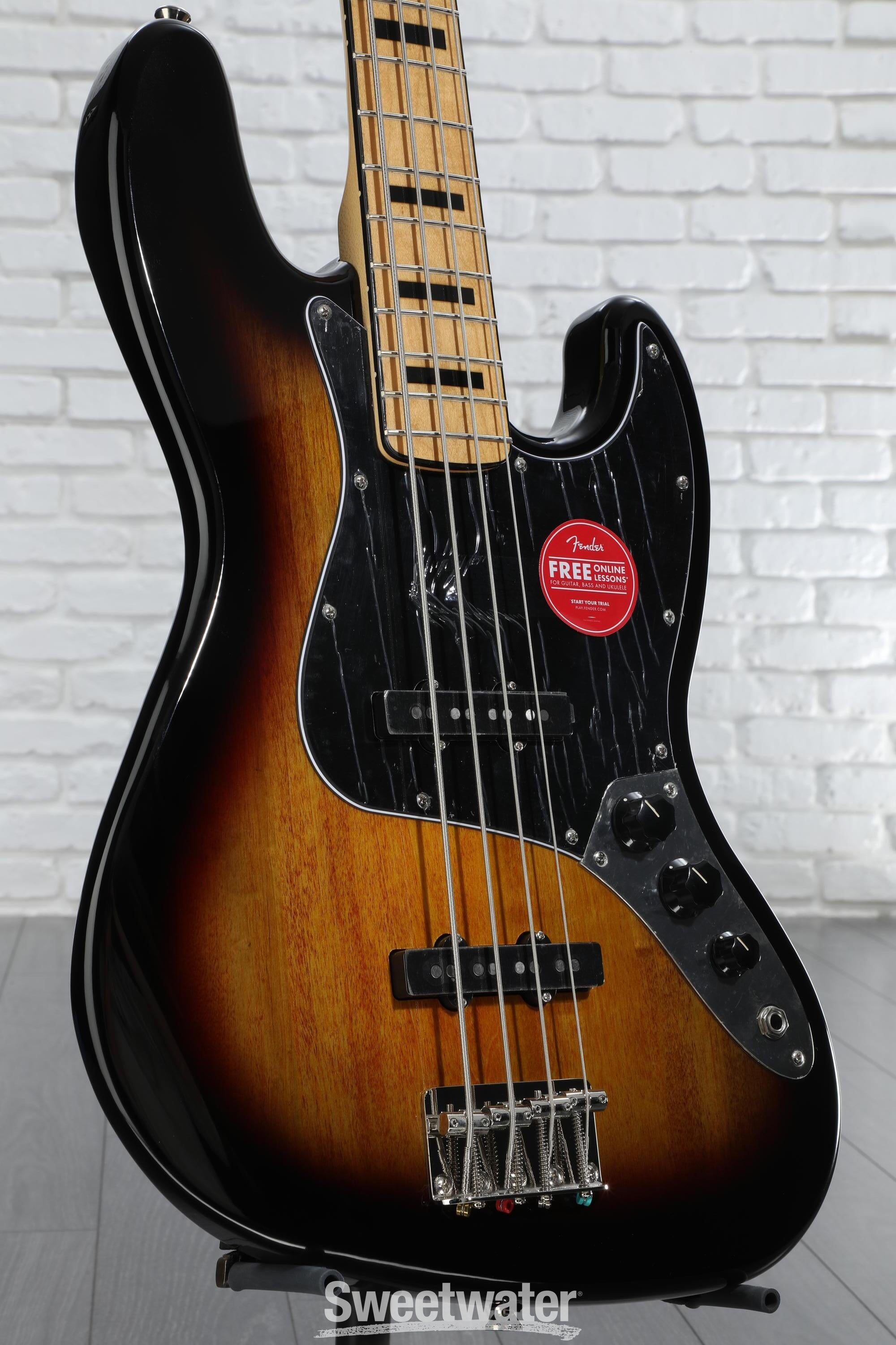 Squier Jazz Bass サンバースト 4弦 Open Box Squier Deluxe Jazz Bass IV Active 3-Color Sunburst