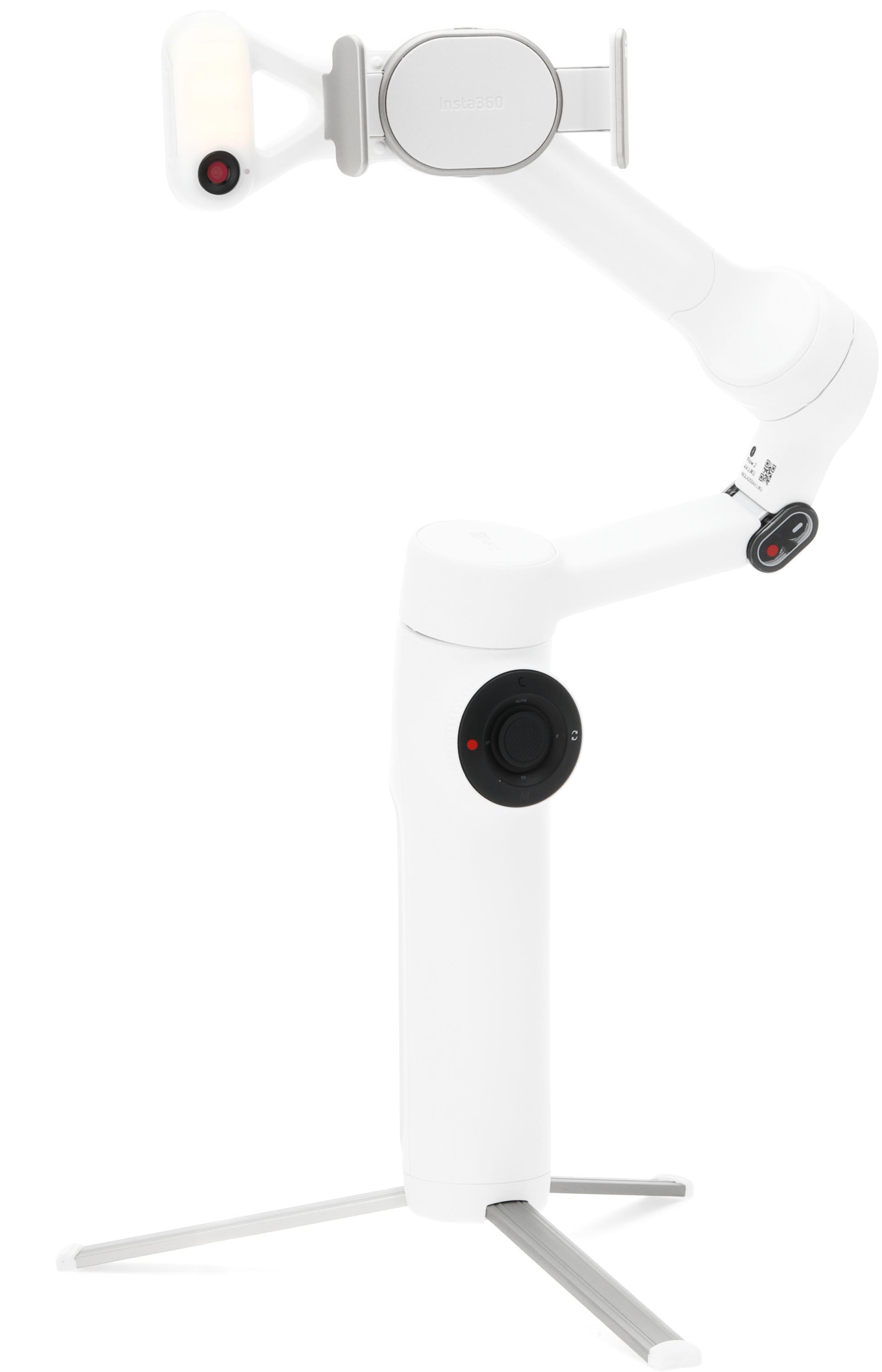 Insta360 Flow 2 Gimbal with AI Tracker - Summit White