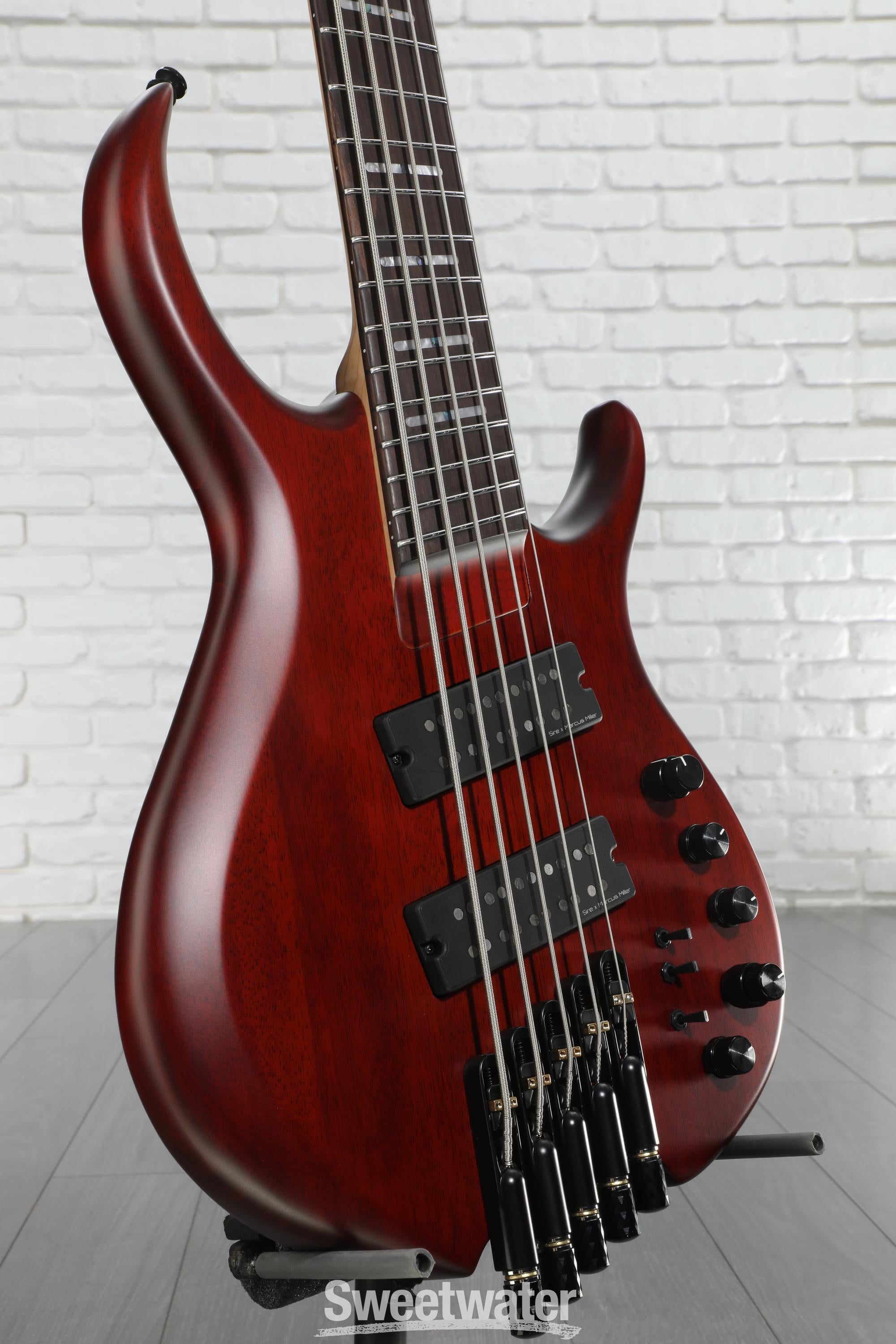 Sire Marcus Miller M6 5-string Headless Bass Guitar - Mahogany Satin