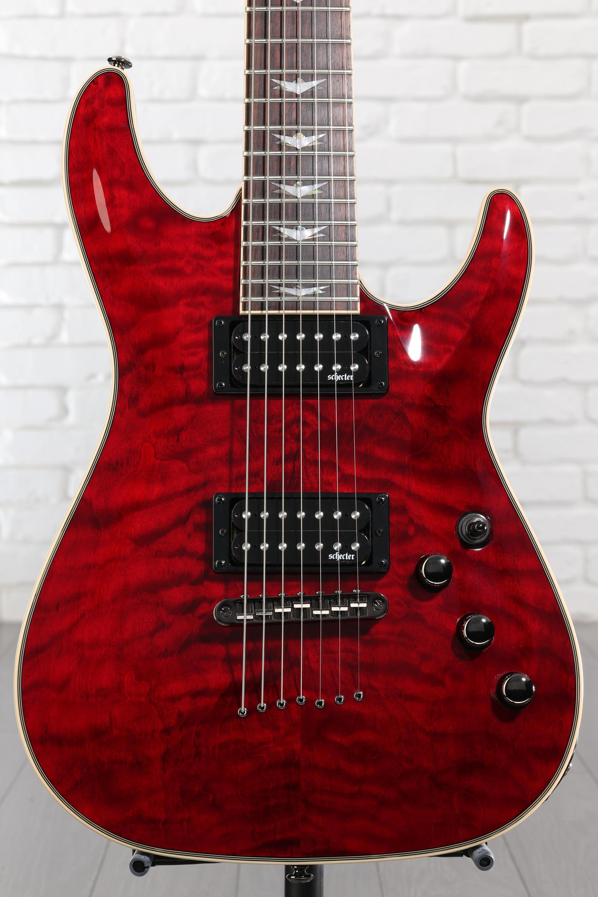 Schecter Omen Extreme-7 Electric Guitar - Black Cherry | Sweetwater