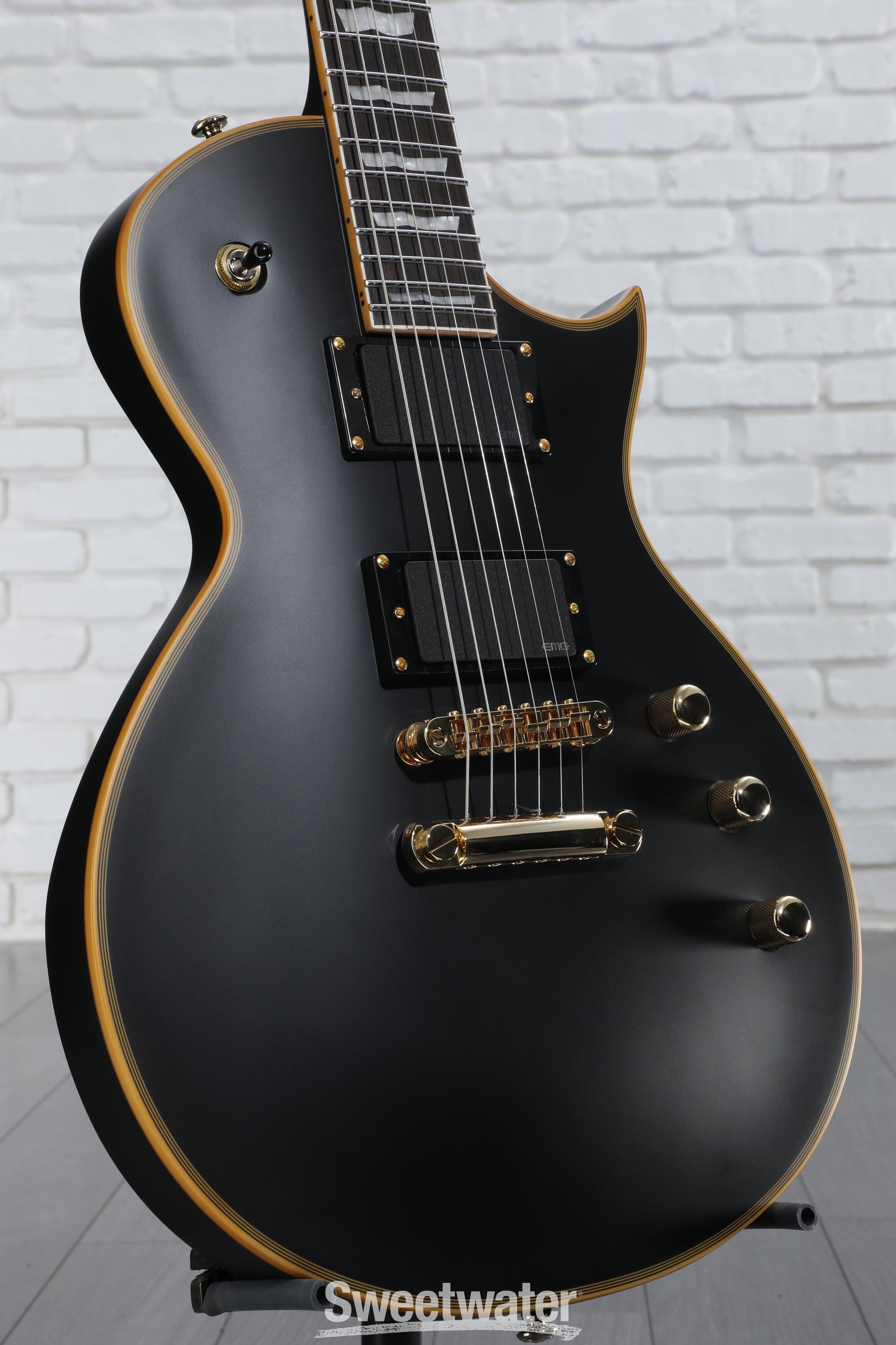 ltd ec1000 deluxe ビンテージブラック Amazon.com: ESP LTD EC-1000 EMG - Vintage Black : Musical
