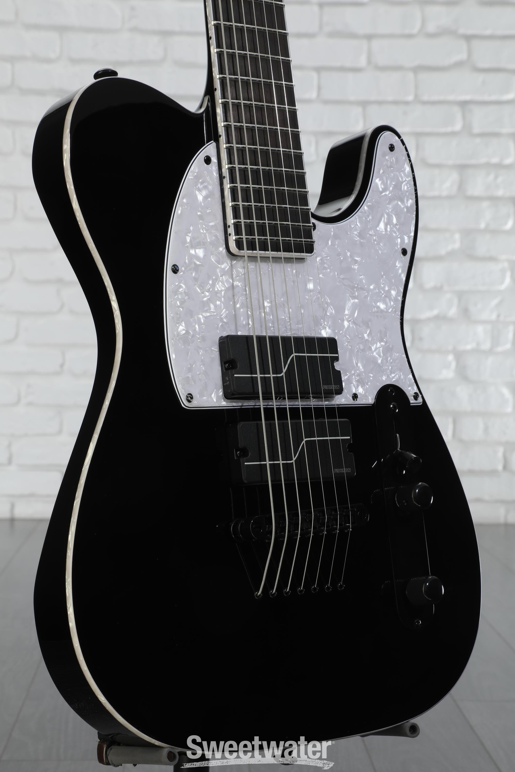 ESP LTD SCT-607B Stephen Carpenter Signature 7-string Baritone Electric Guitar - Black