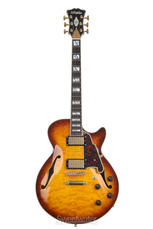 D'Angelico Excel SS XT Semi-hollowbody Electric Guitar - Iced Tea