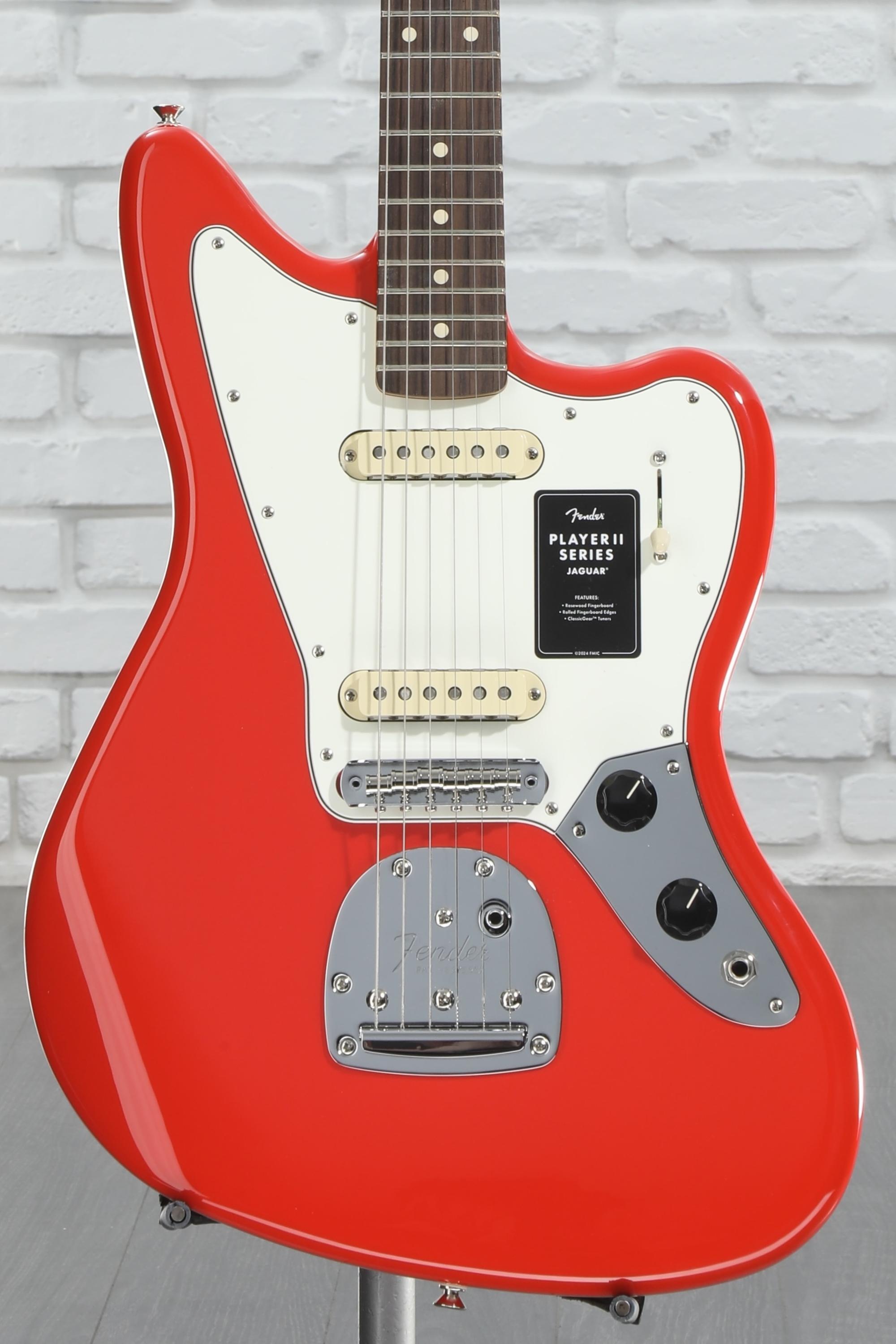 Fender Player II Jaguar Electric Guitar - Coral Red | Sweetwater