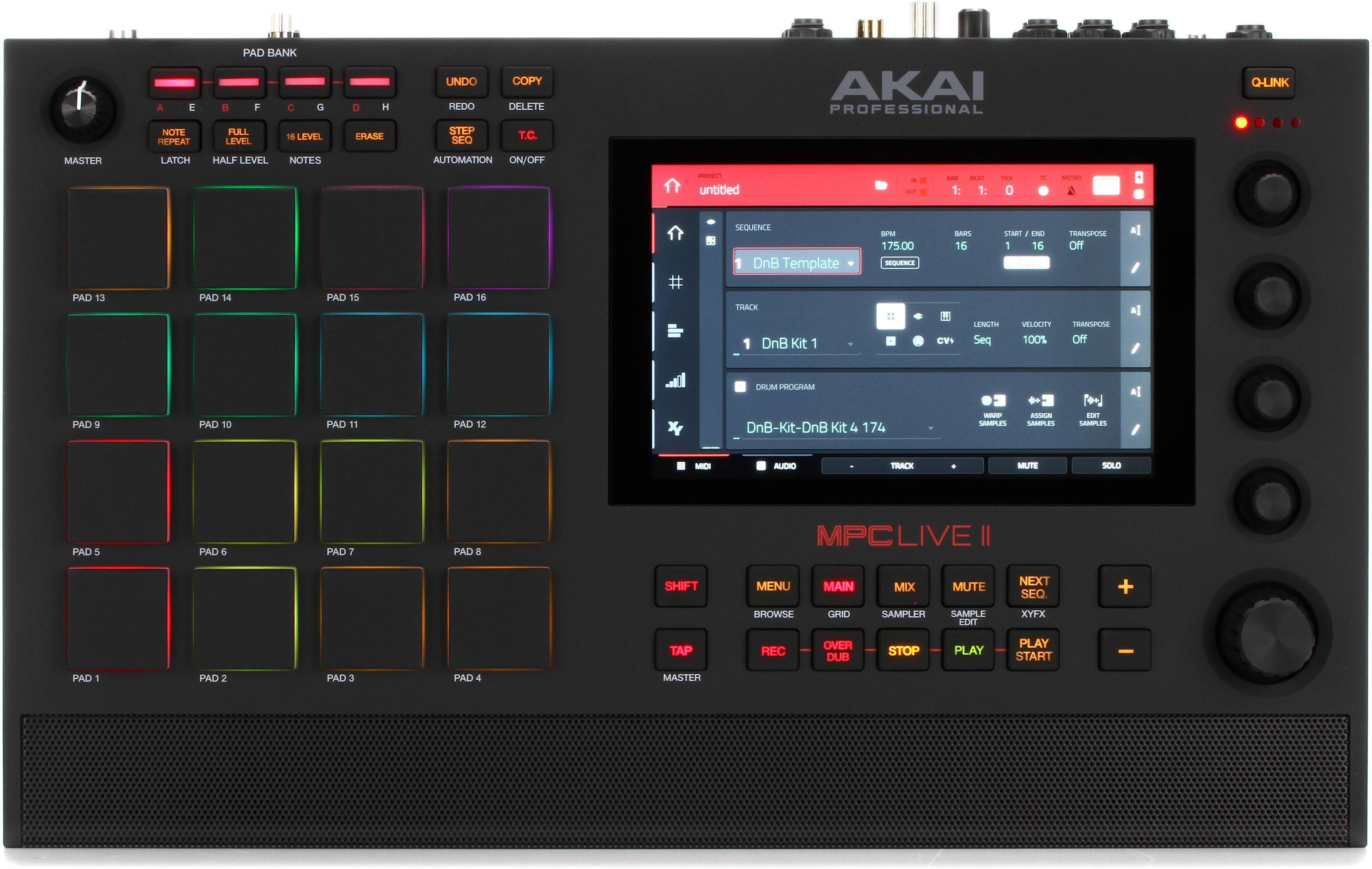 Akai Professional MPC Live II Standalone Sampler and Sequencer with 1TB SSD