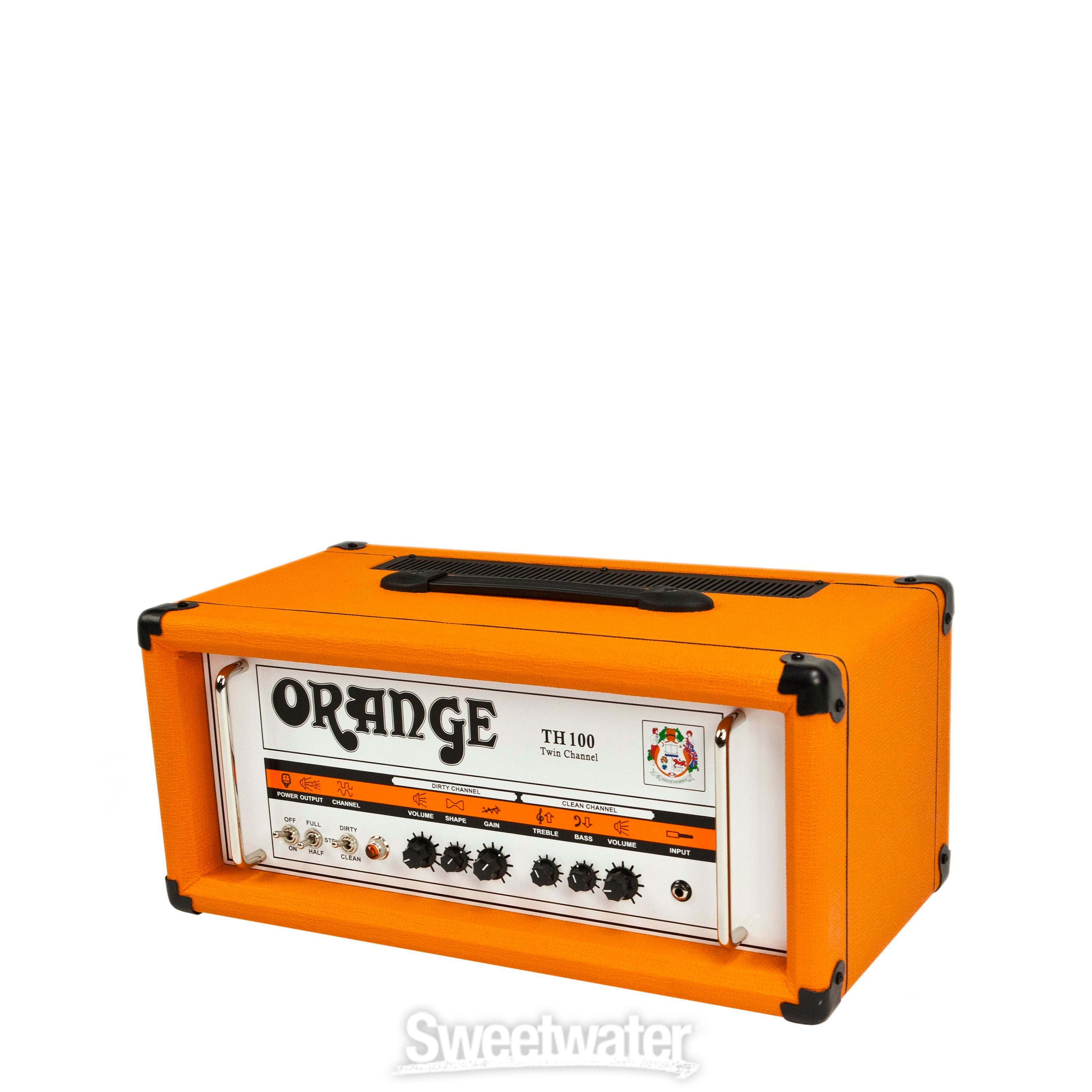 Orange TH100 - 100/70/50/35-watt 2-channel Tube Head | Sweetwater