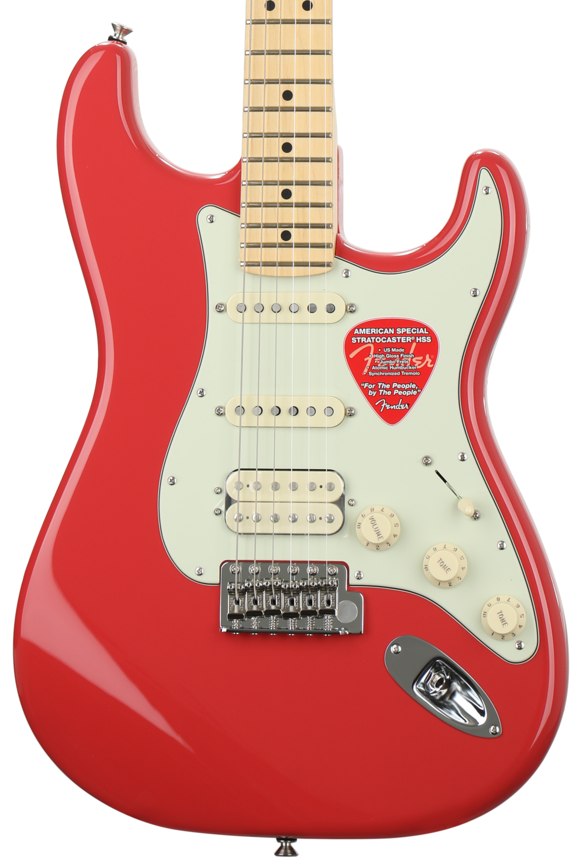 Fender American Special Stratocaster HSS - Fiesta Red with Maple Fingerboard