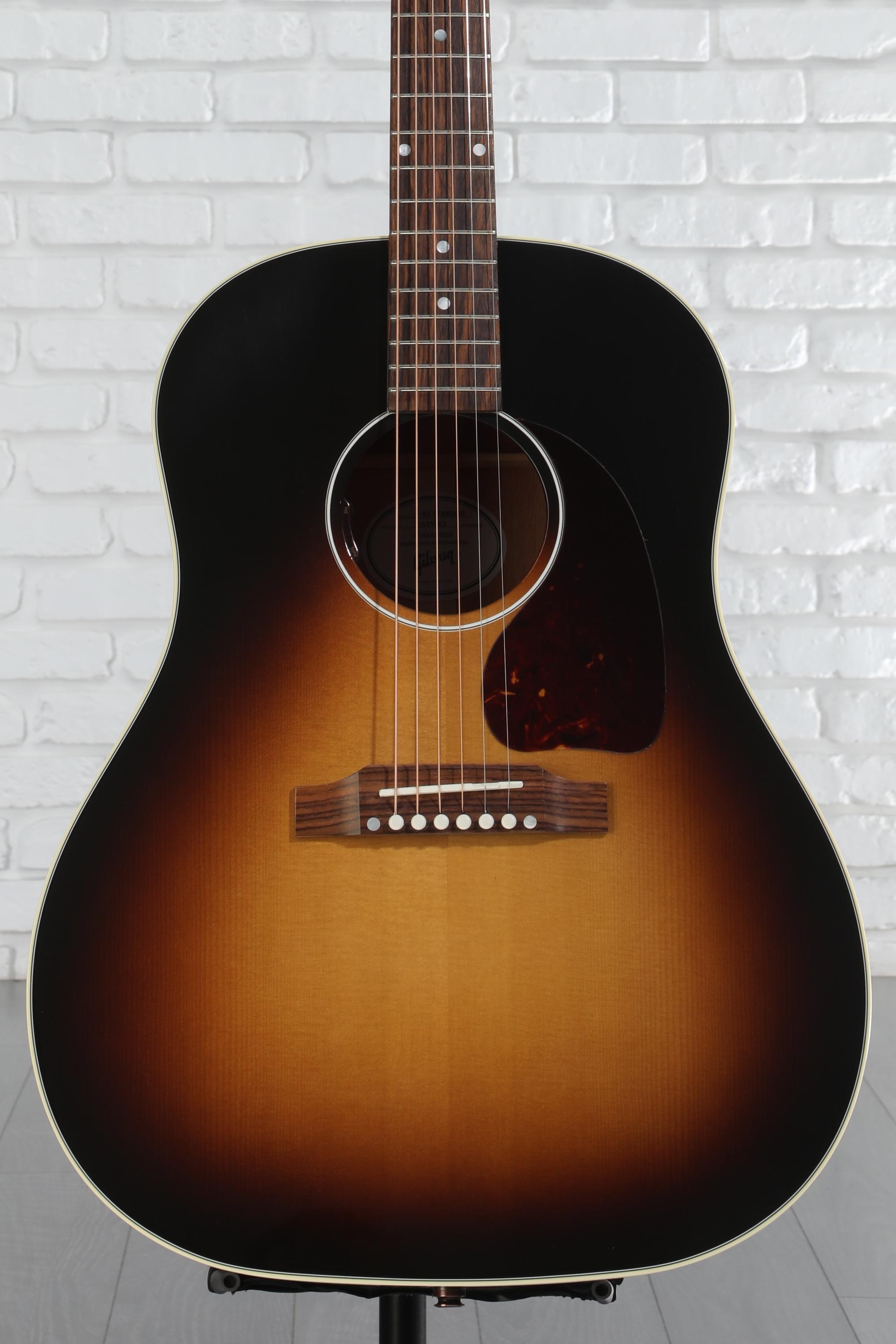 GibsonアコギJ-45スタンダード2015Vintage sunburst Gibson Acoustic J-45 Standard Acoustic Guitar - Vintage