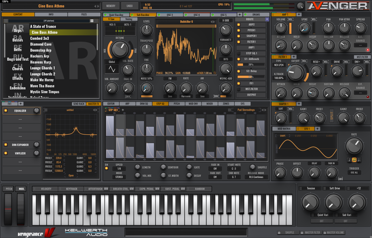 Vengeance-Sound VPS Avenger Synthesizer Plug-in | Sweetwater