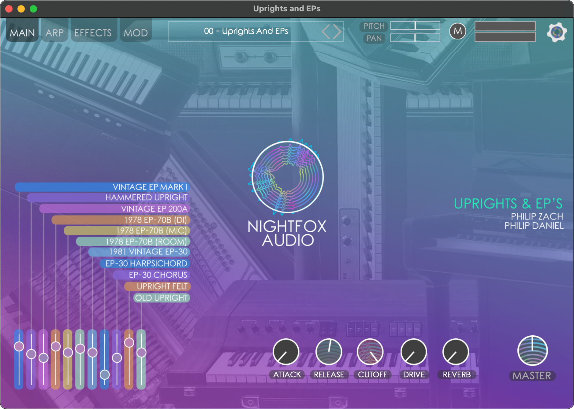Photo of Nightfox Audio Uprights and EPs