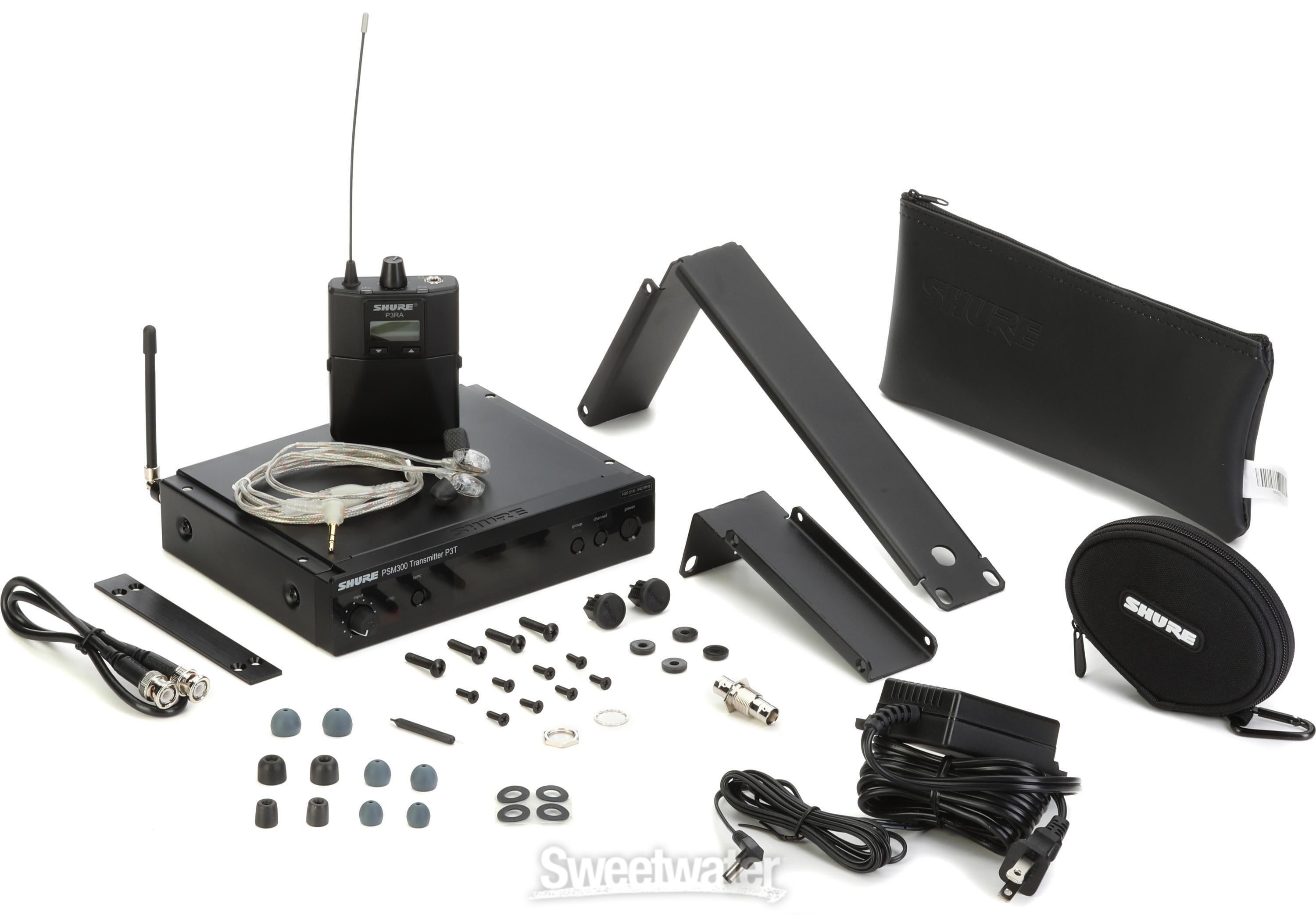Shure PSM300 P3TRA215CL Wireless In-ear Monitor System - H20