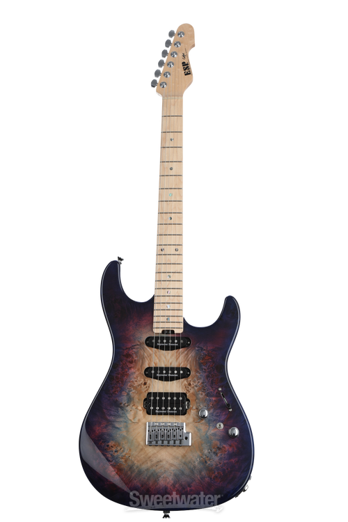 ESP Original Snapper CTM Electric Guitar - Nebula Pink Purple