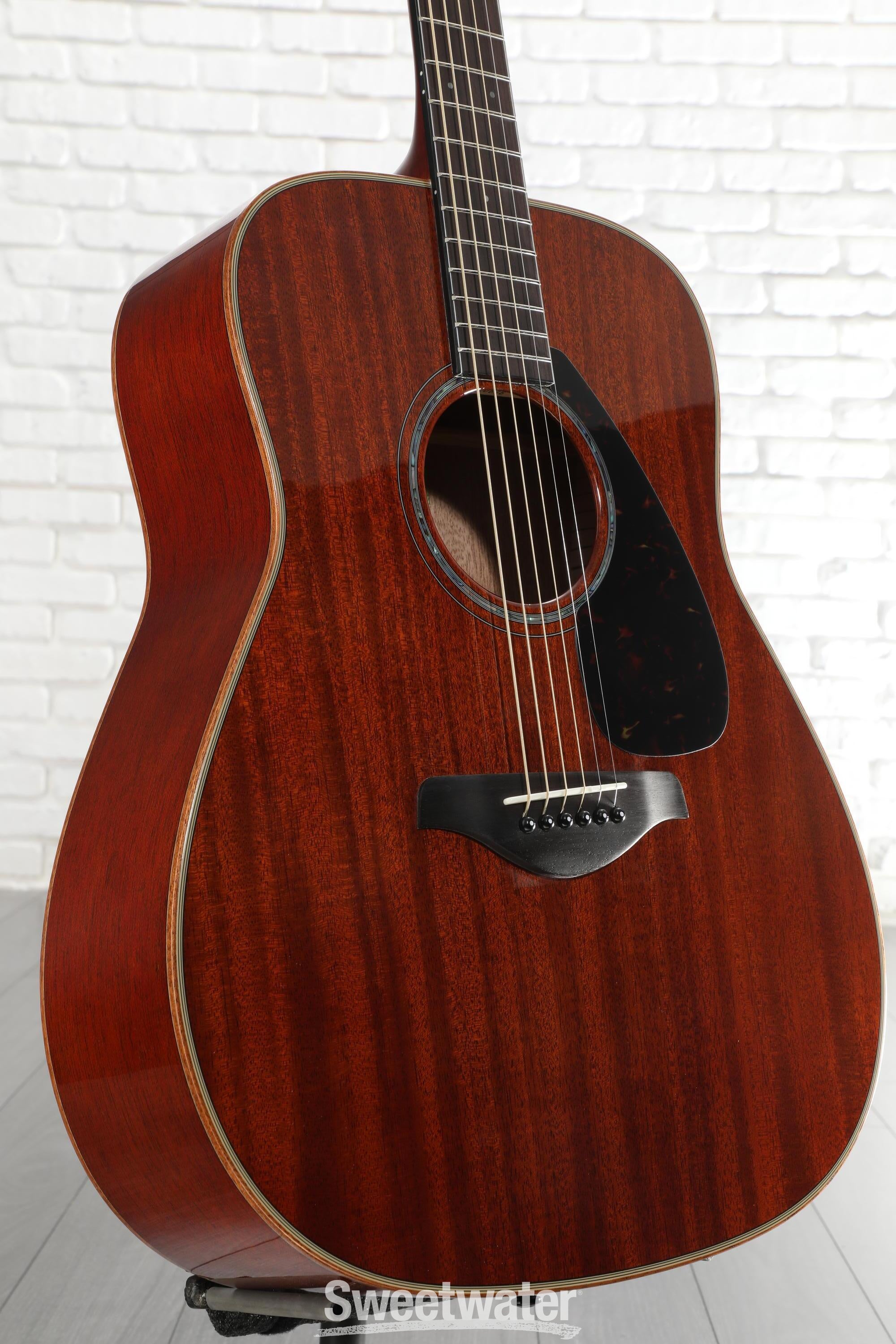 Yamaha FG850 Dreadnought Acoustic Guitar - Natural | Sweetwater