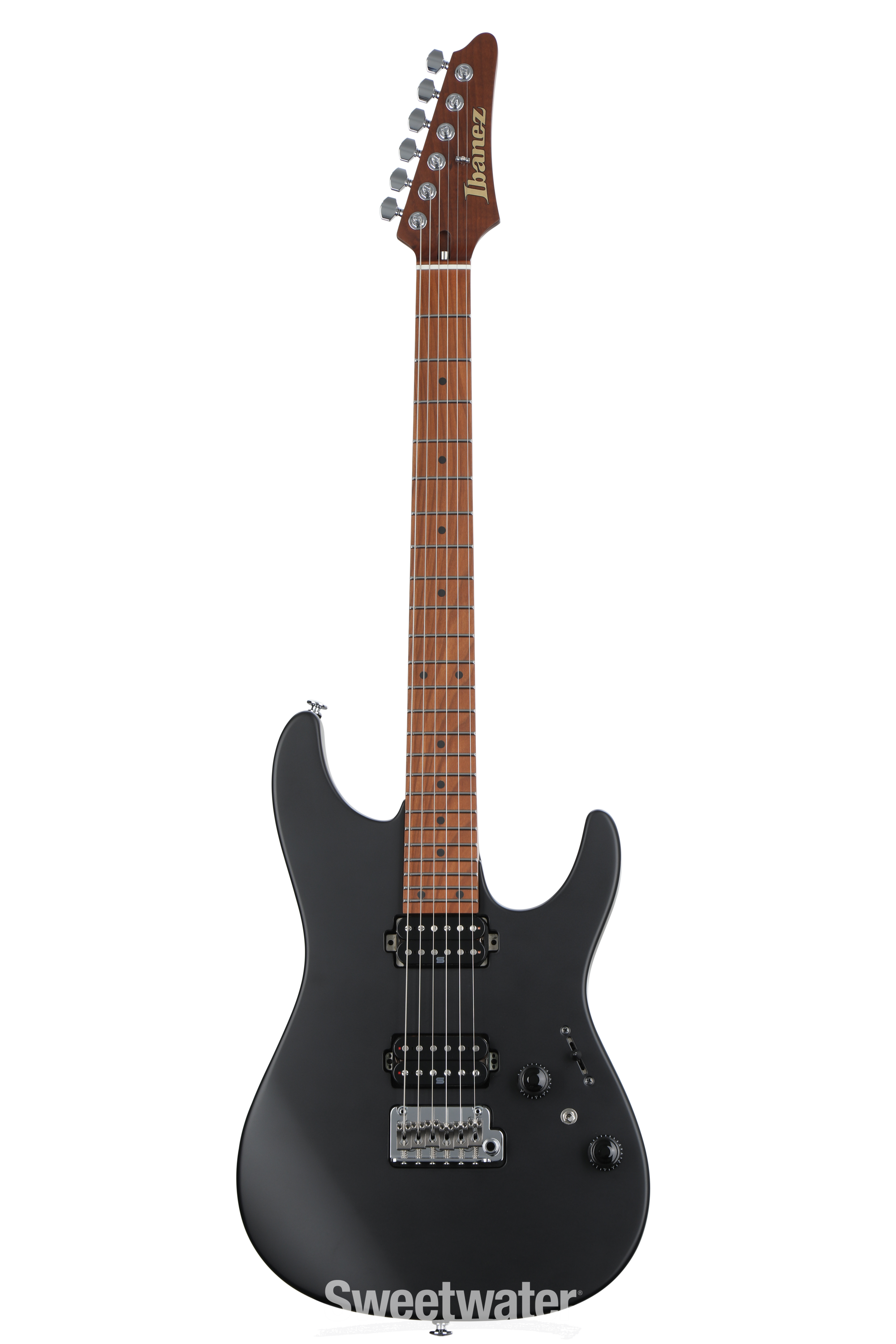 Ibanez Prestige AZ2402 Electric Guitar - Black Flat