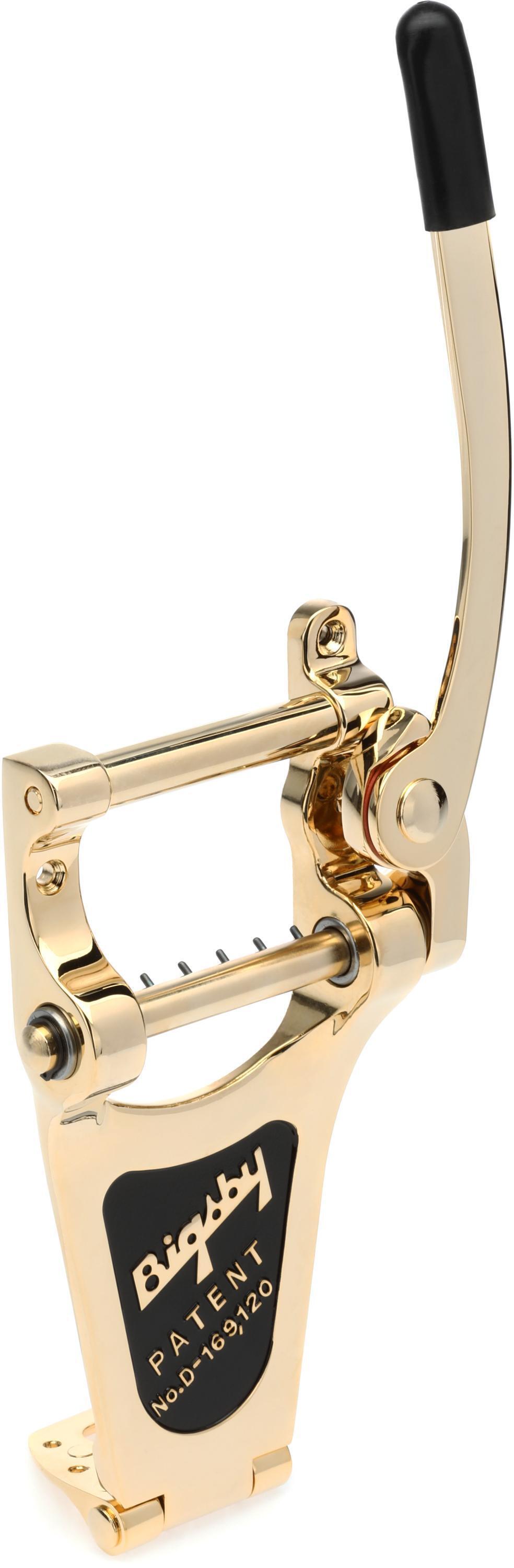 Bigsby B7 Vibrato Tailpiece for Archtop Guitars - Gold