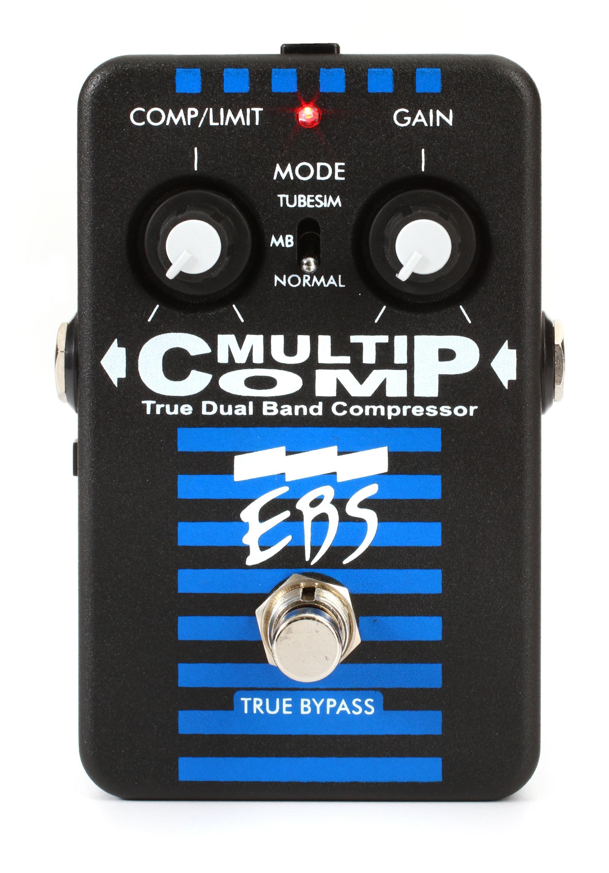EBS MultiComp Bass Compressor Pedal Reviews | Sweetwater