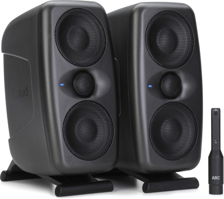 IK Multimedia iLoud MTM MKII Powered Studio Monitor Pair - Black