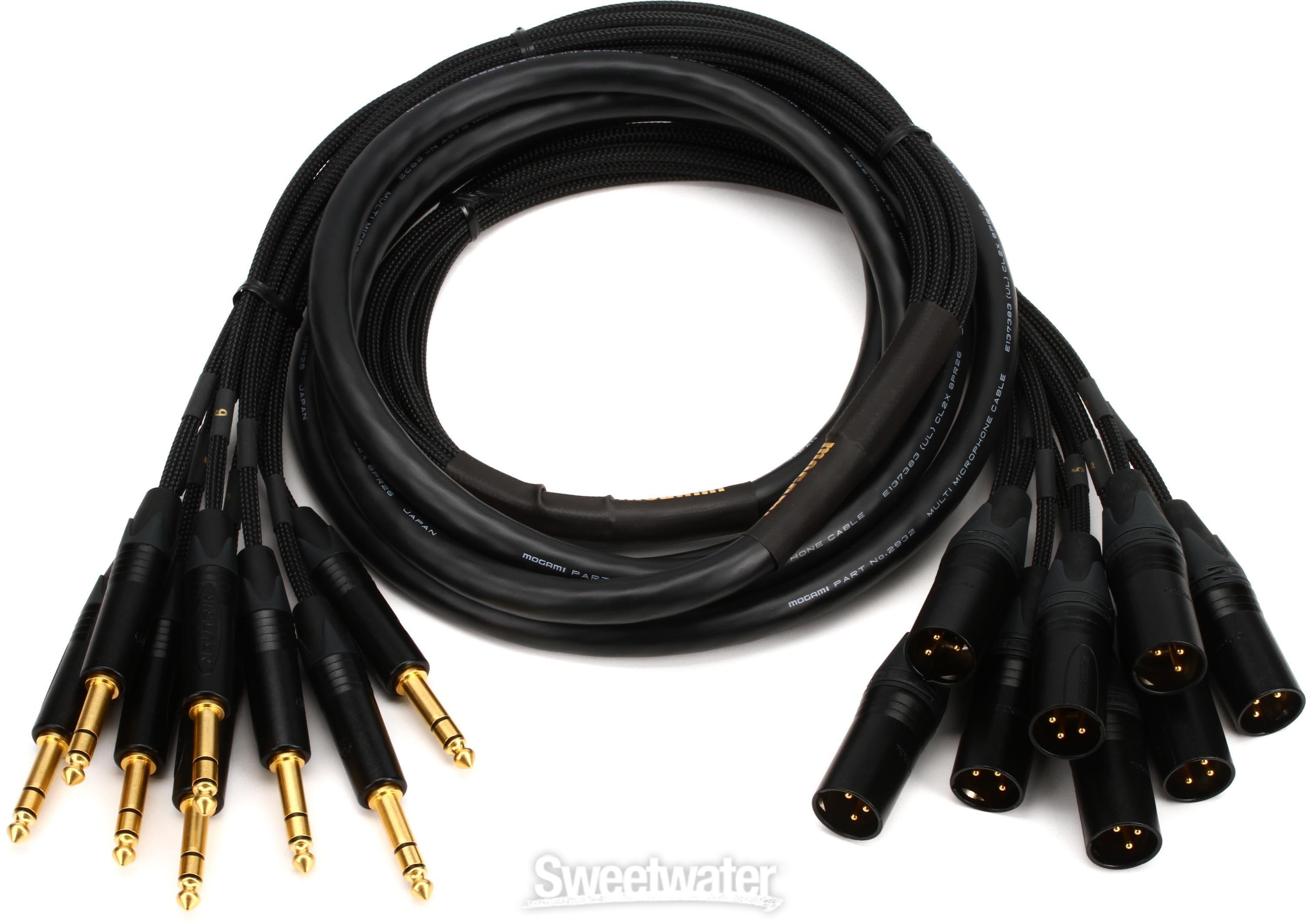 Mogami Gold 8 TRS-XLRM 8-channel 1/4 inch TRS Male to XLR Male