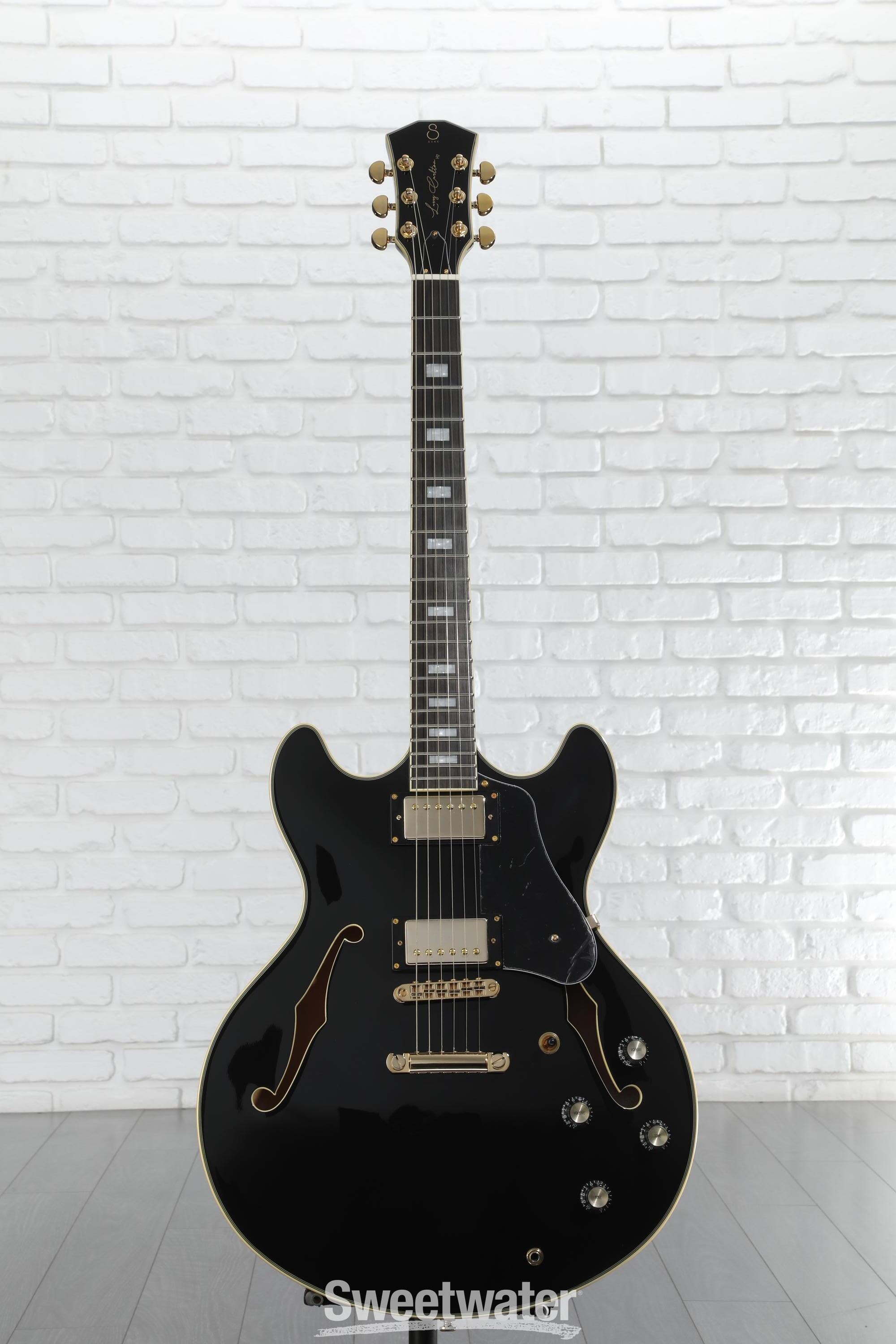 Sire Larry Carlton H7 Semi-hollow Electric Guitar - Black